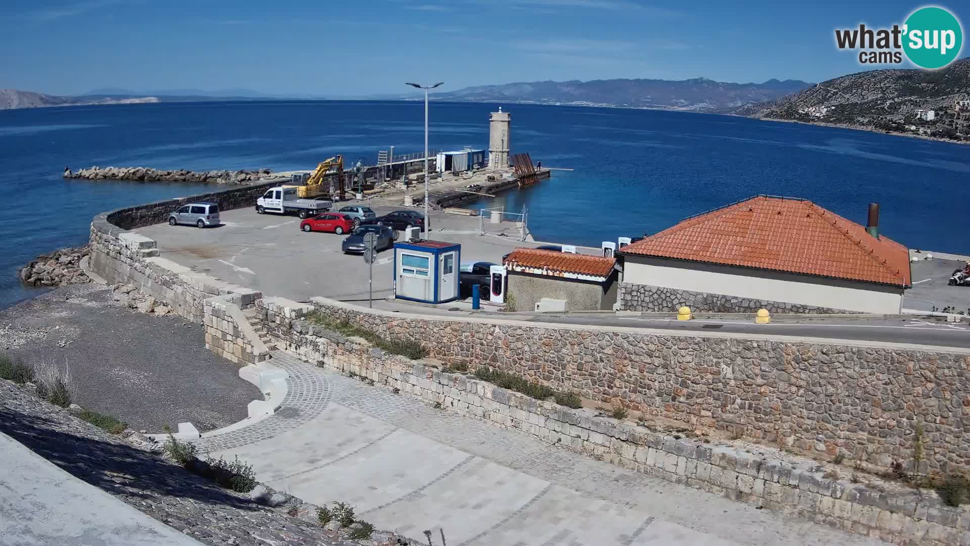 Senj Harbour Webcam – Breakwater & Lighthouse Live View
