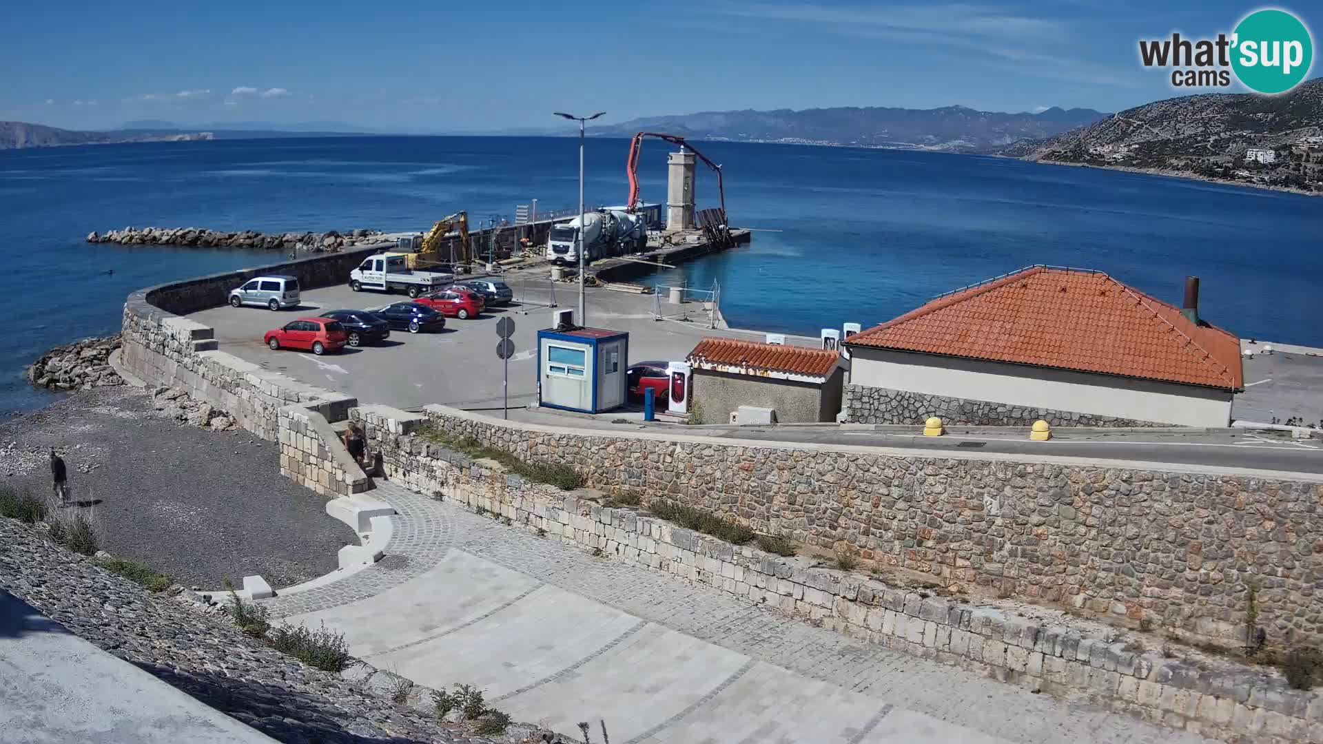 Web kamera Senj luka – Lukobran i svjetionik uživo
