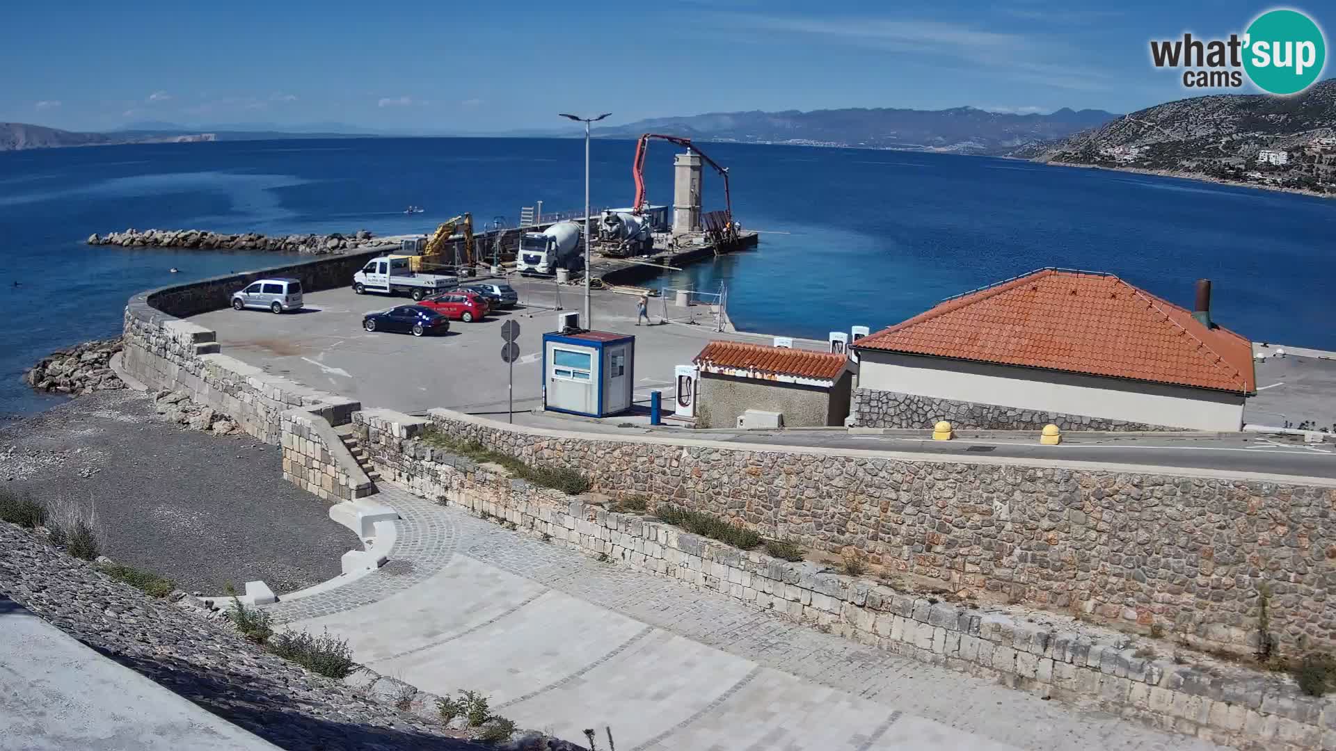 Senj Harbour Webcam – Breakwater & Lighthouse Live View