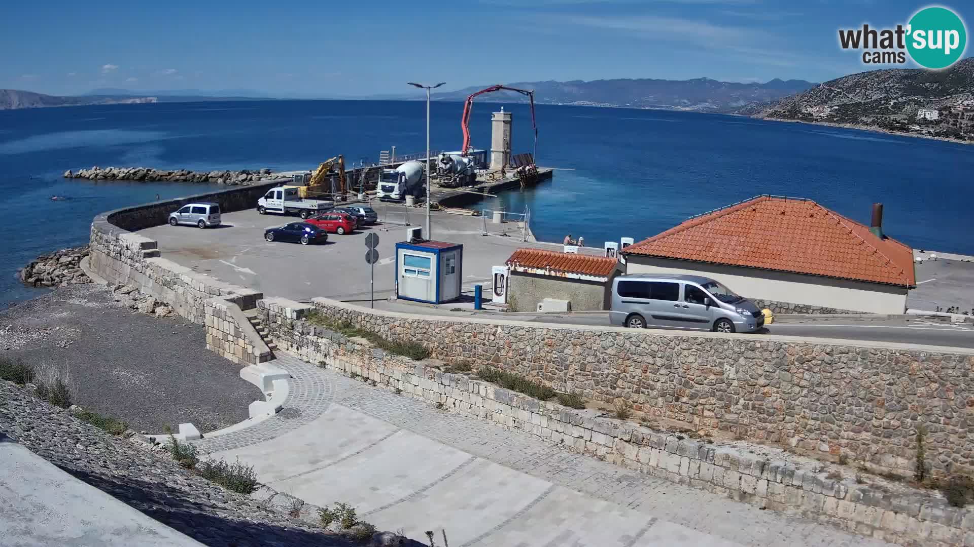 Web kamera Senj luka – Lukobran i svjetionik uživo