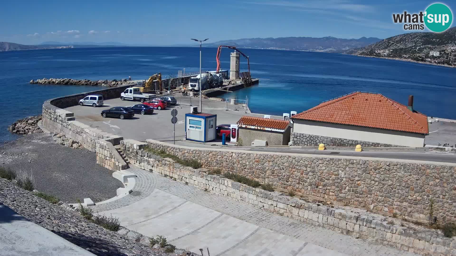Senj Harbour Webcam – Breakwater & Lighthouse Live View