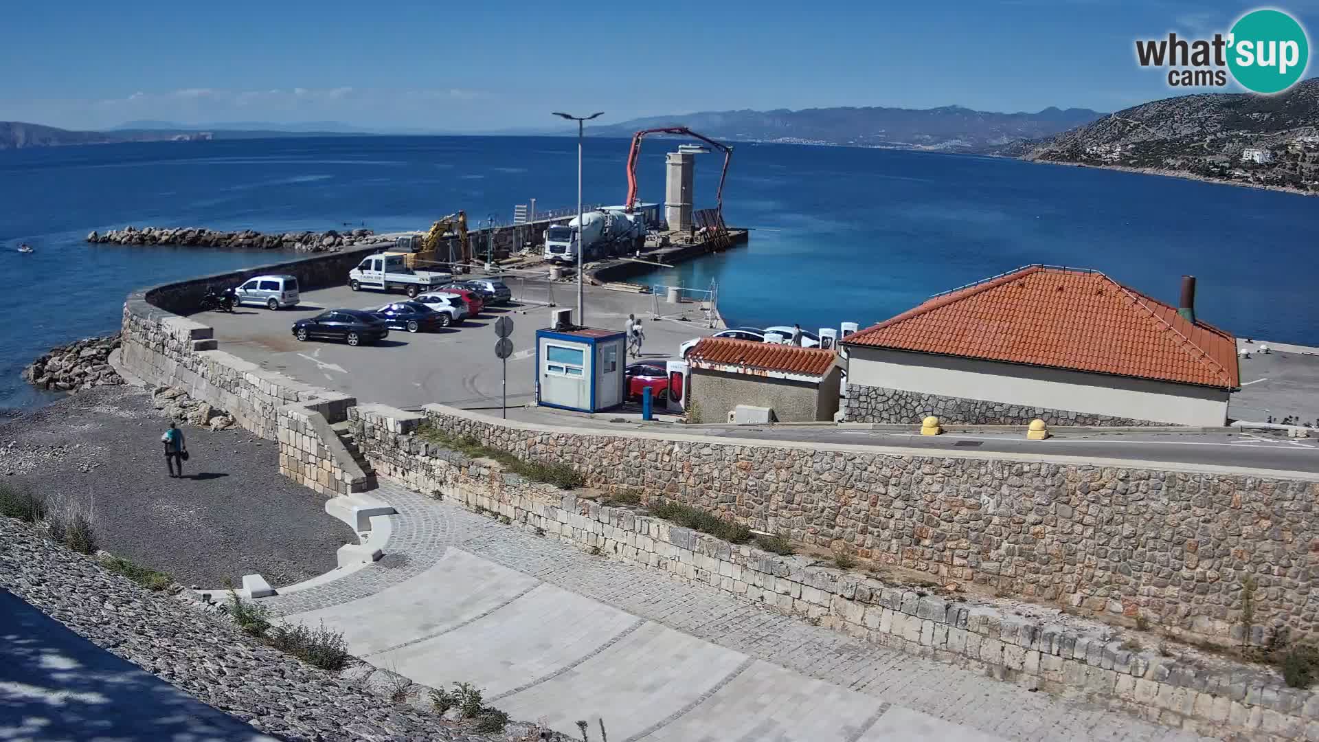 Senj Harbour Webcam – Breakwater & Lighthouse Live View