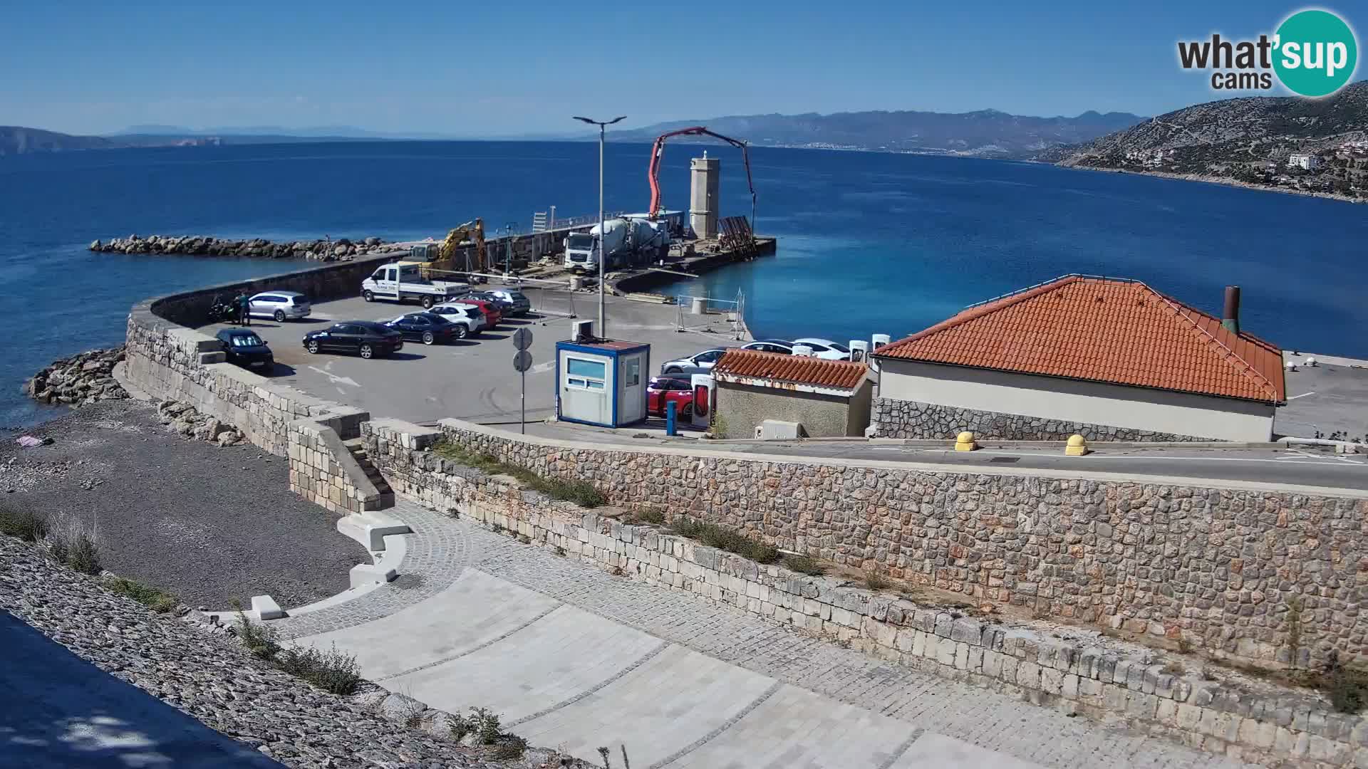 Senj Harbour Webcam – Breakwater & Lighthouse Live View