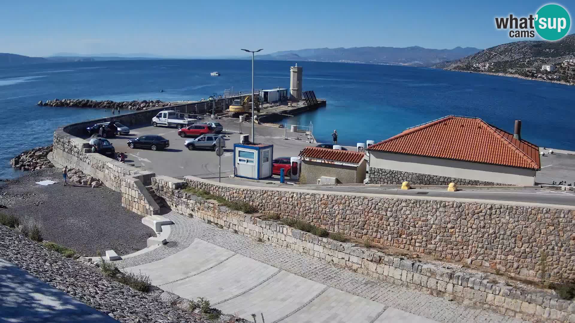 Senj Harbour Webcam – Breakwater & Lighthouse Live View