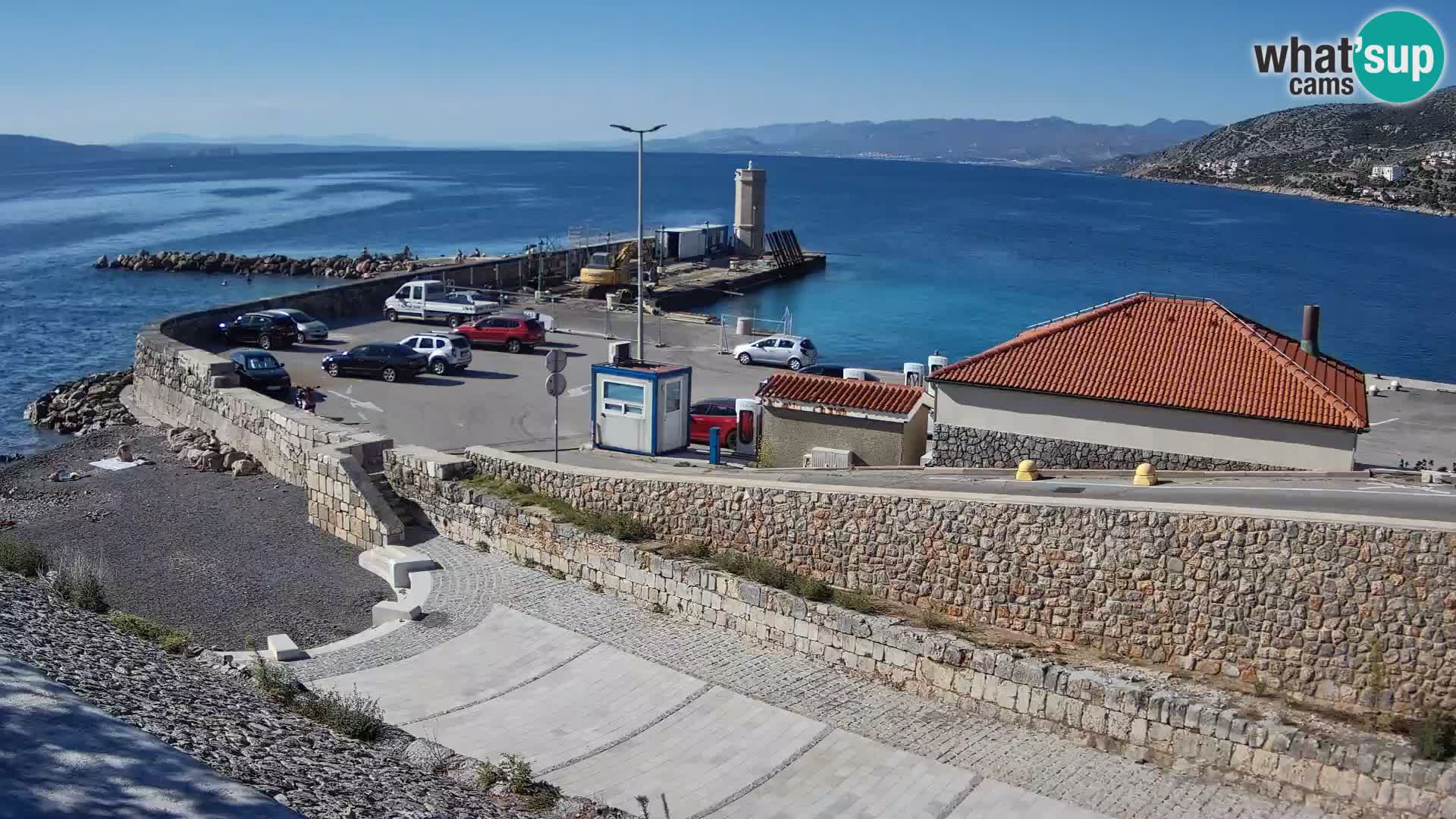 Senj Harbour Webcam – Breakwater & Lighthouse Live View