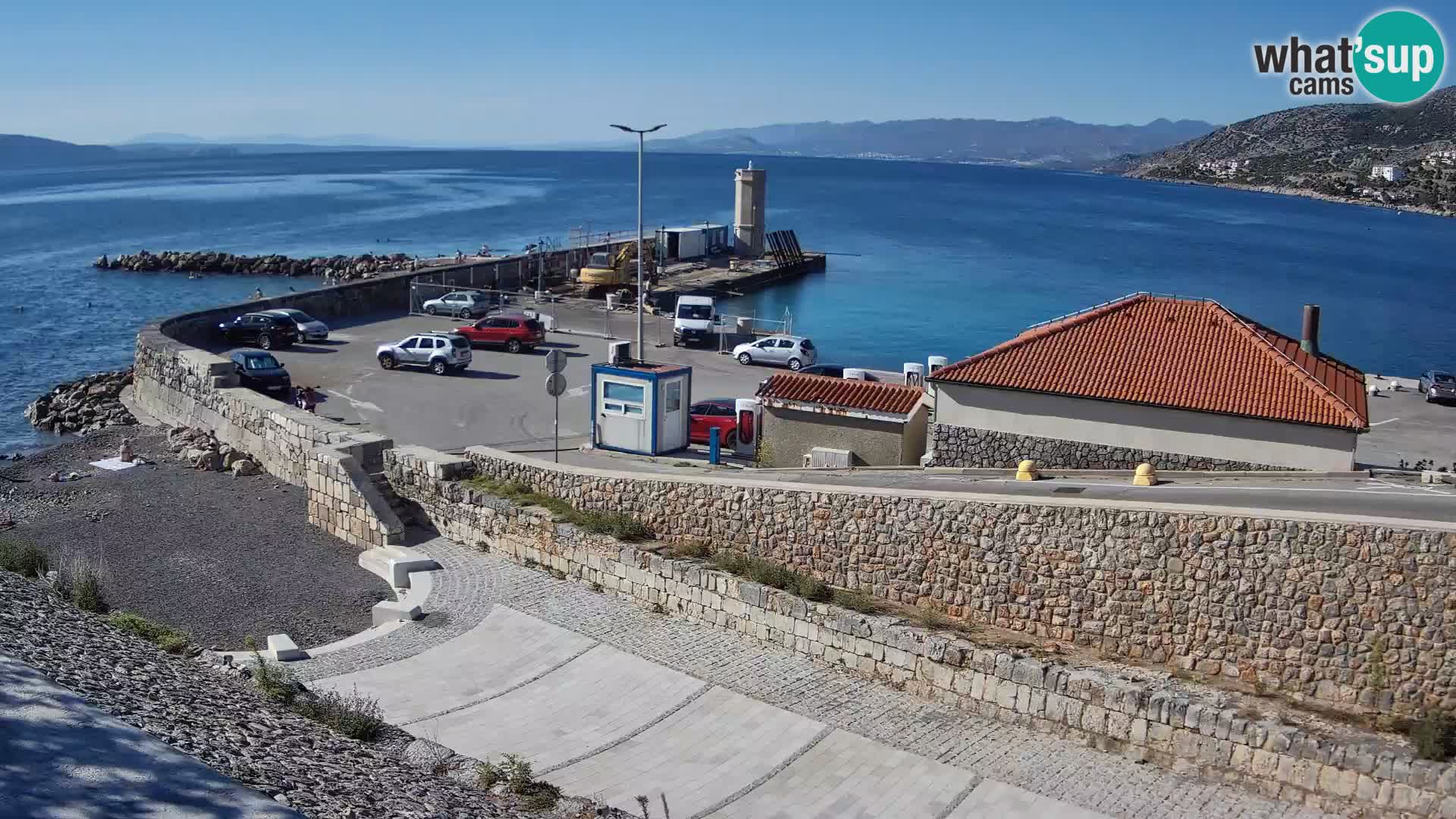 Web kamera Senj luka – Lukobran i svjetionik uživo