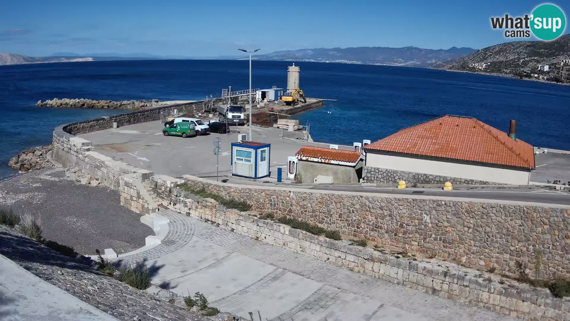 Webcam Porto di Segna – Frangiflutti e Faro in diretta