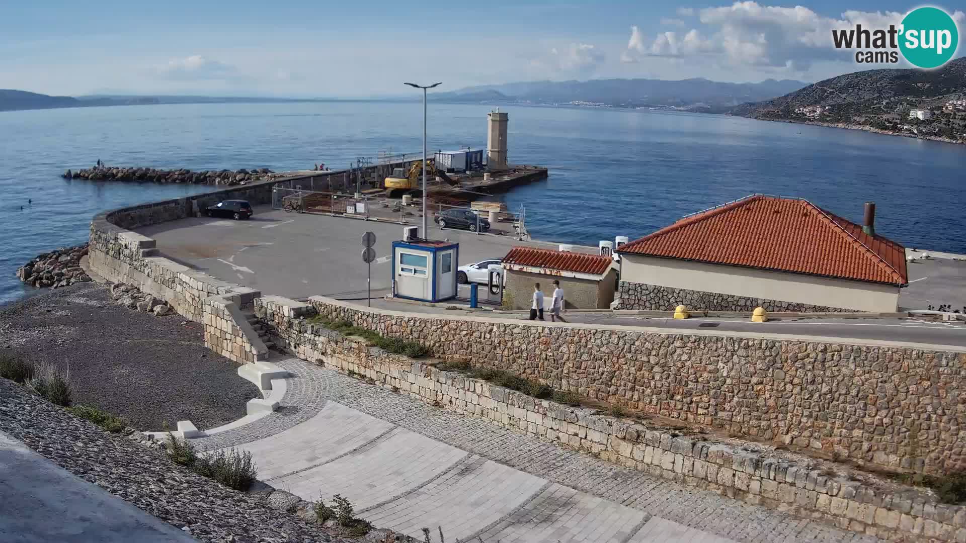 Senj Harbour Webcam – Breakwater & Lighthouse Live View
