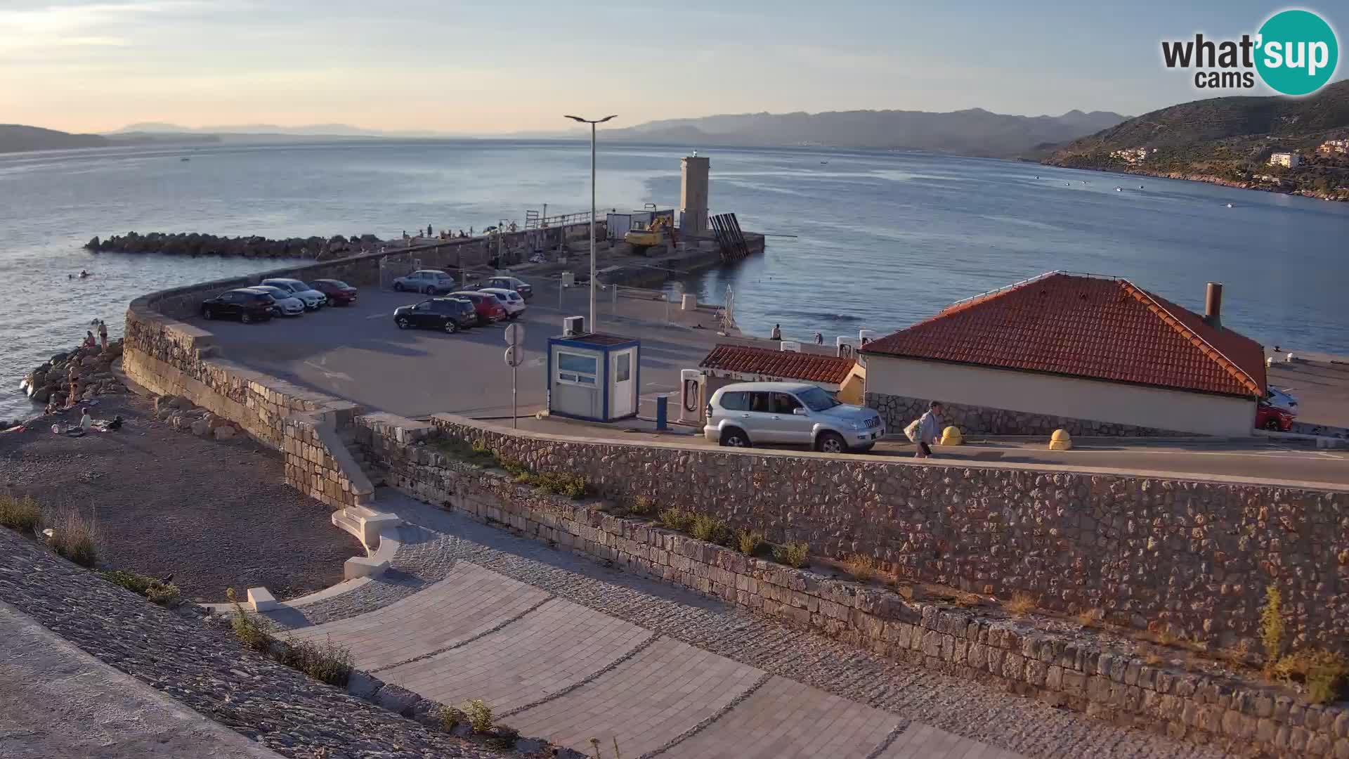 Senj Harbour Webcam – Breakwater & Lighthouse Live View