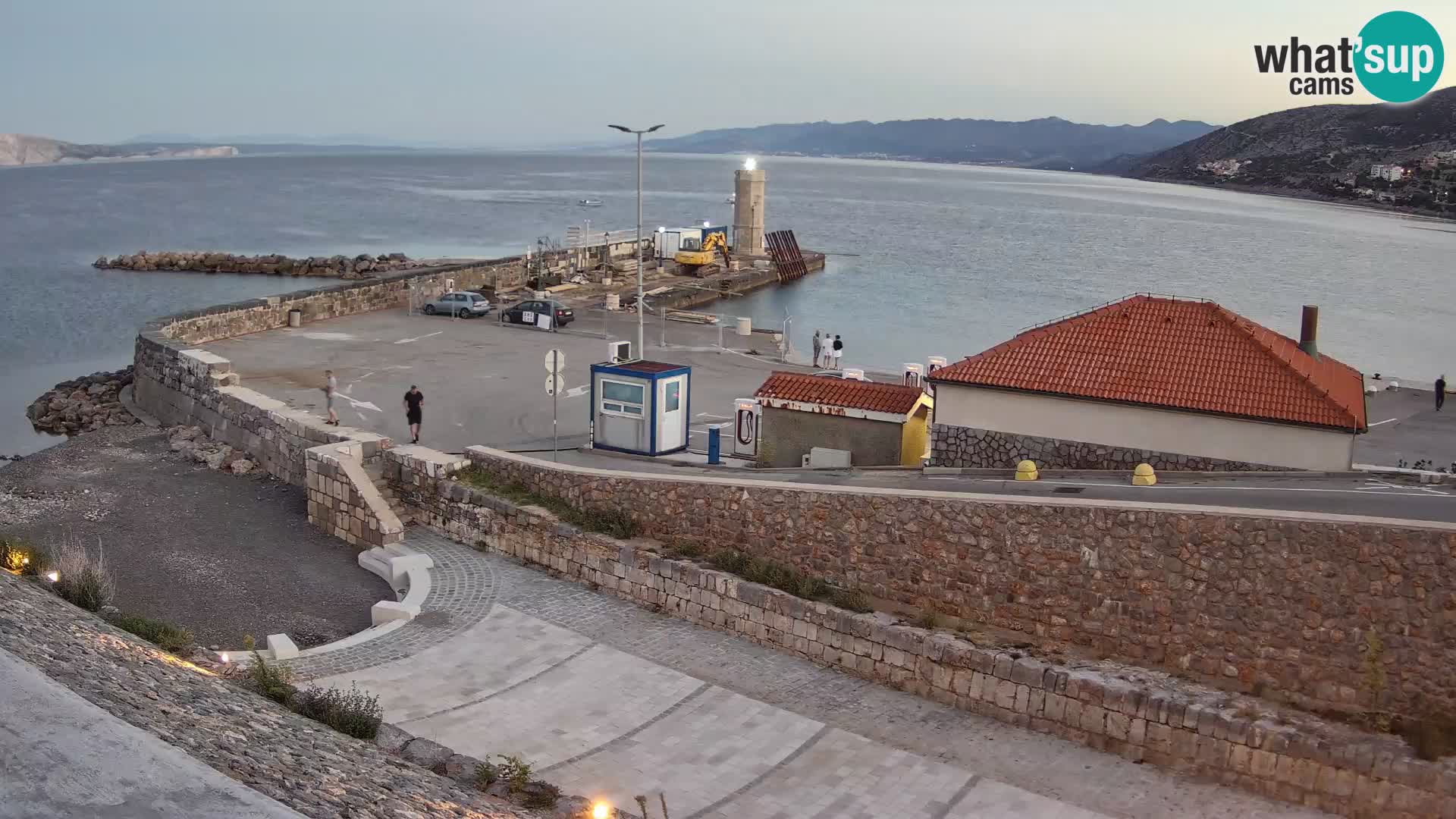 Senj Harbour Webcam – Breakwater & Lighthouse Live View