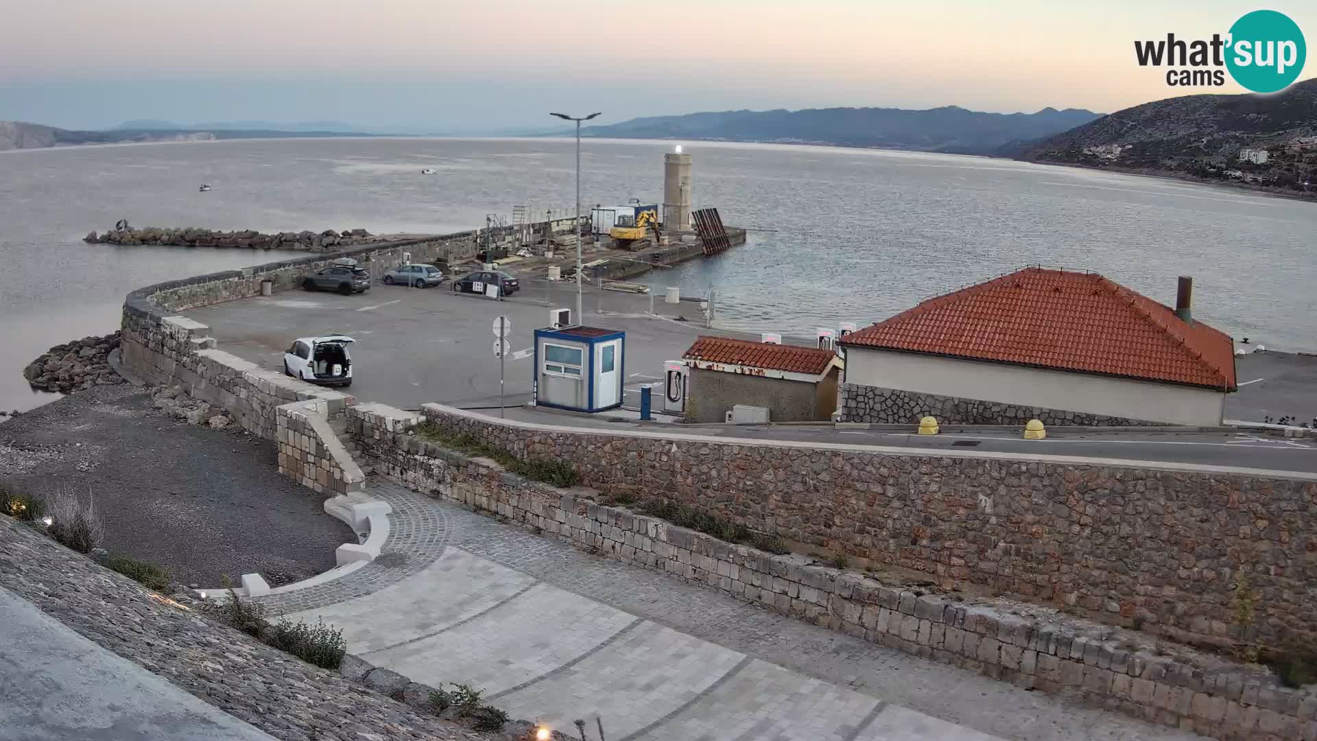 Senj Harbour Webcam – Breakwater & Lighthouse Live View