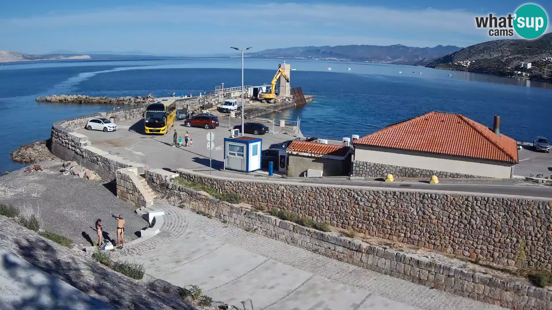 Webcam puerto de Senj – Rompeolas y faro en directo