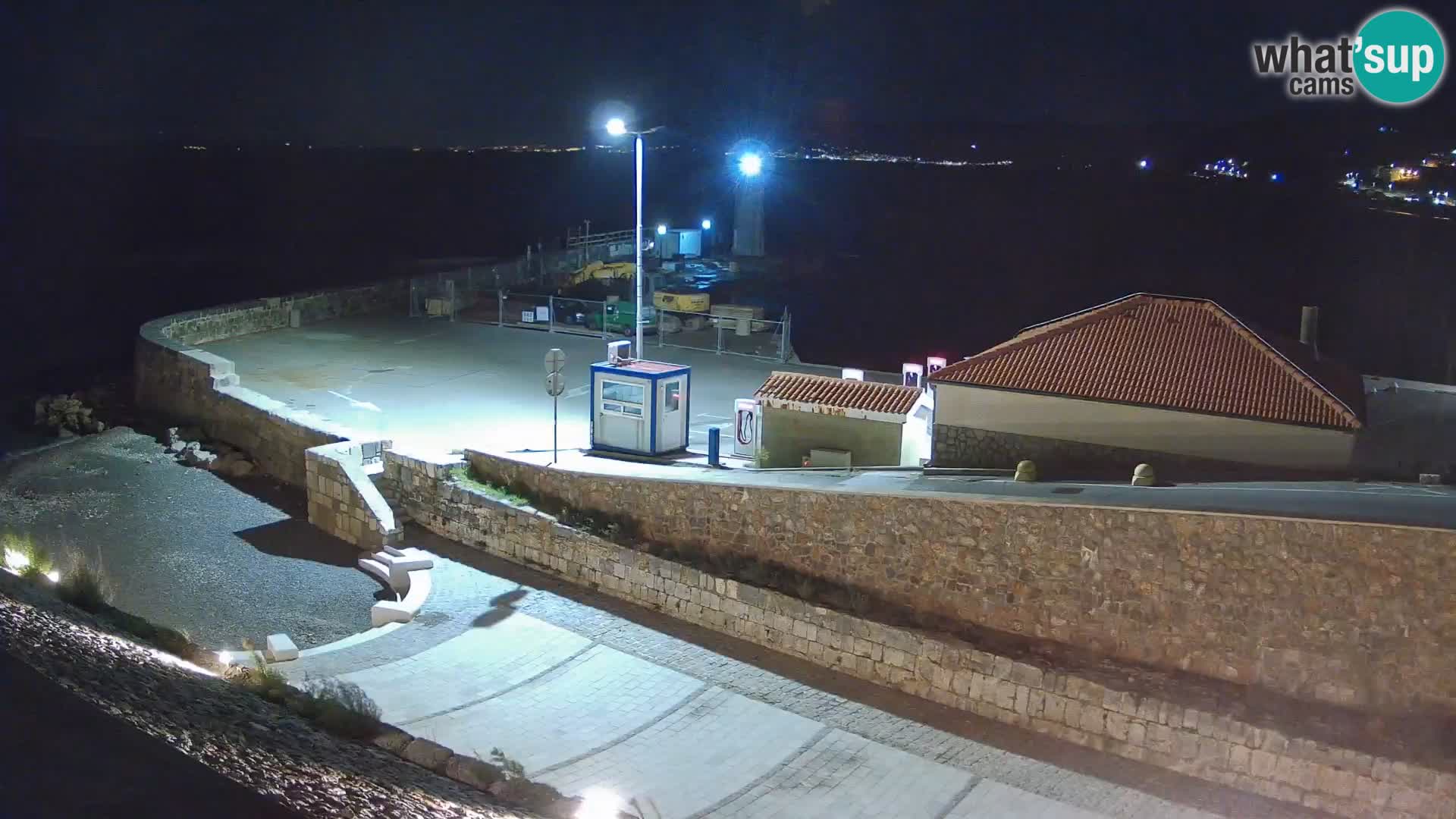 Senj Harbour Webcam – Breakwater & Lighthouse Live View