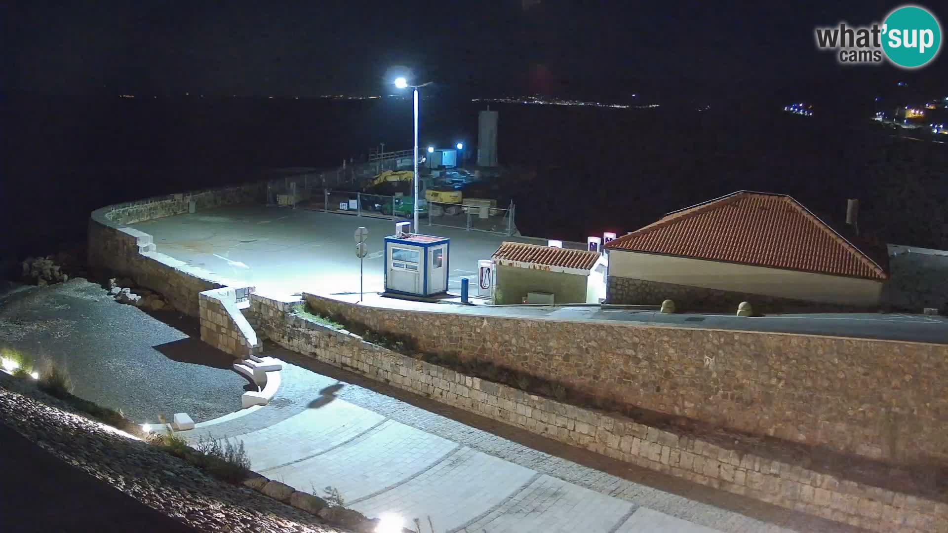 Senj Hafen Webcam – Wellenbrecher & Leuchtturm Liveblick