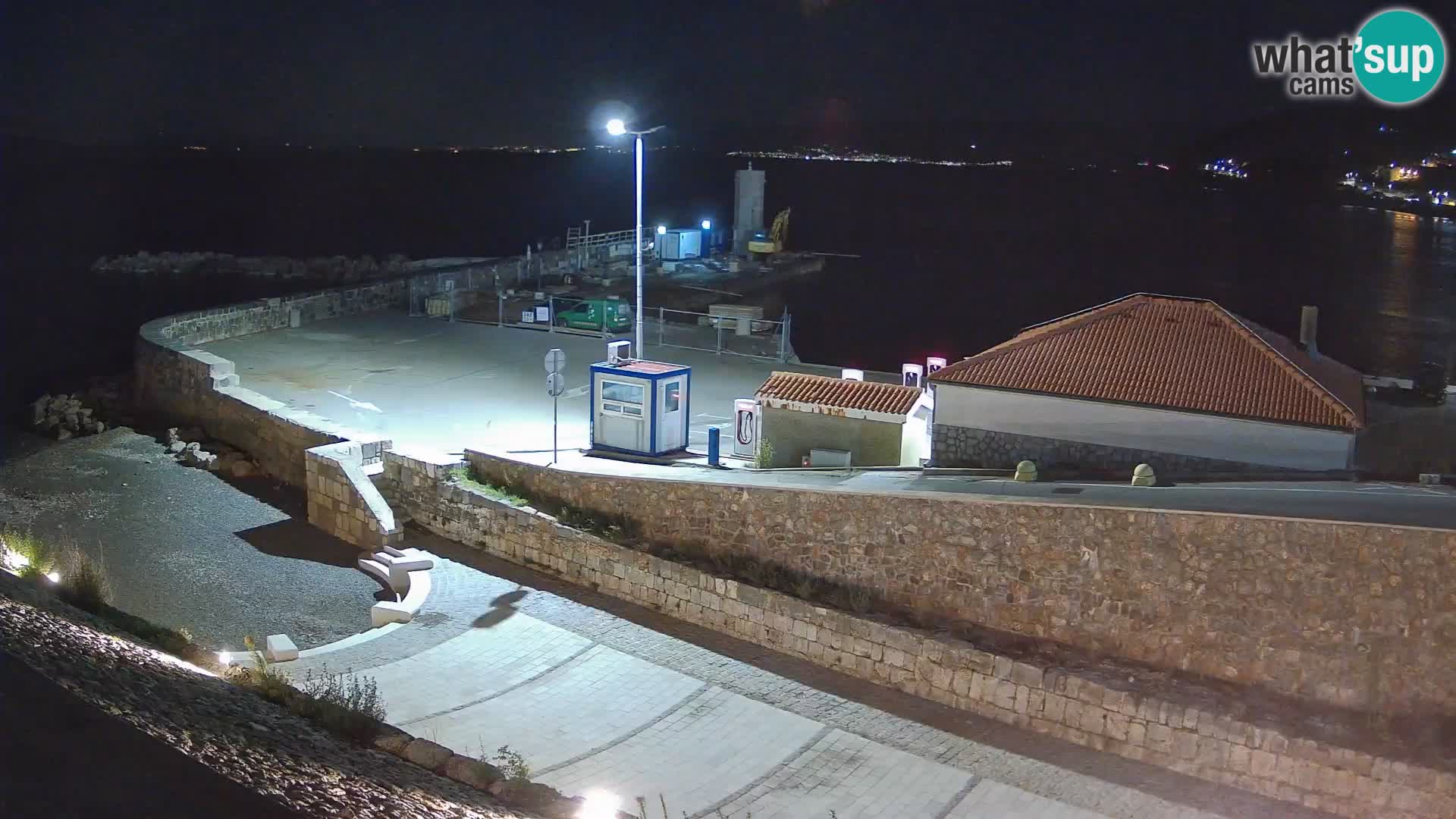 Senj Harbour Webcam – Breakwater & Lighthouse Live View