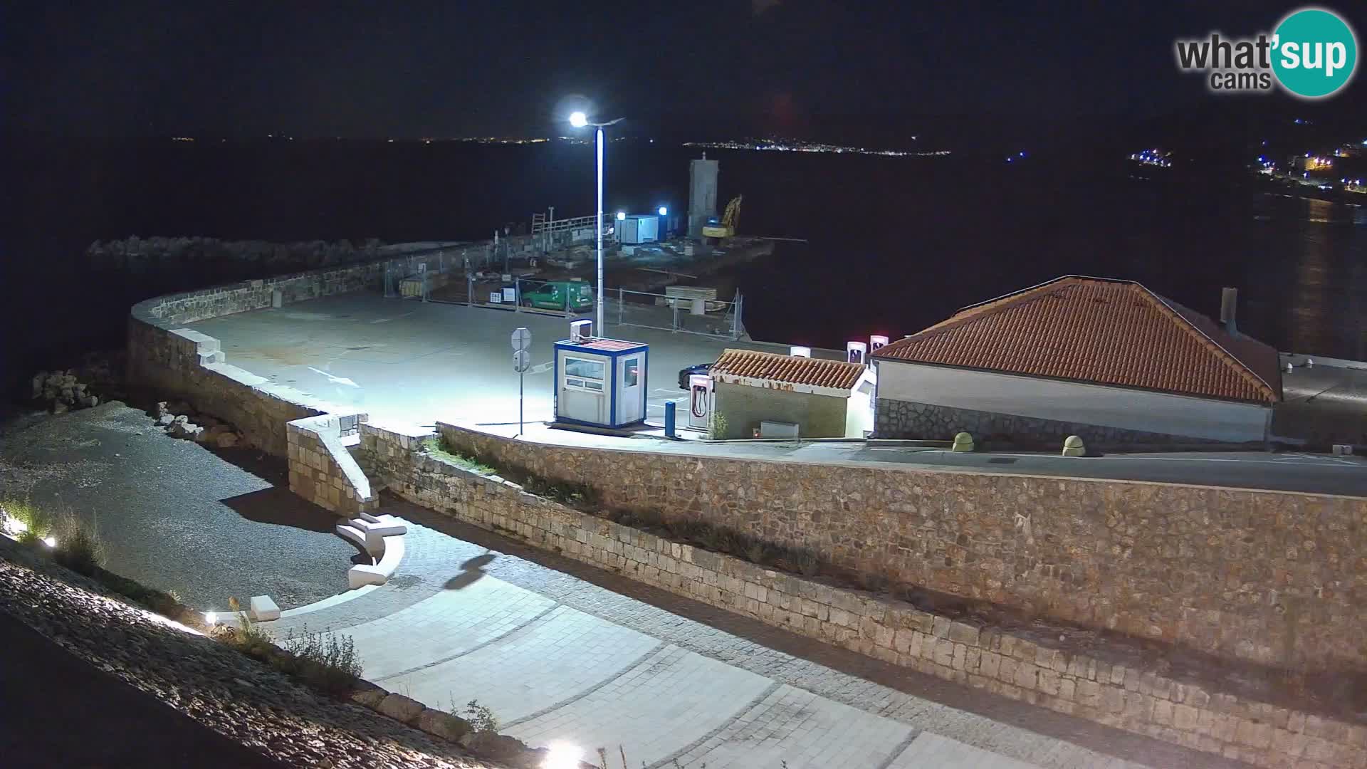 Webcam puerto de Senj – Rompeolas y faro en directo
