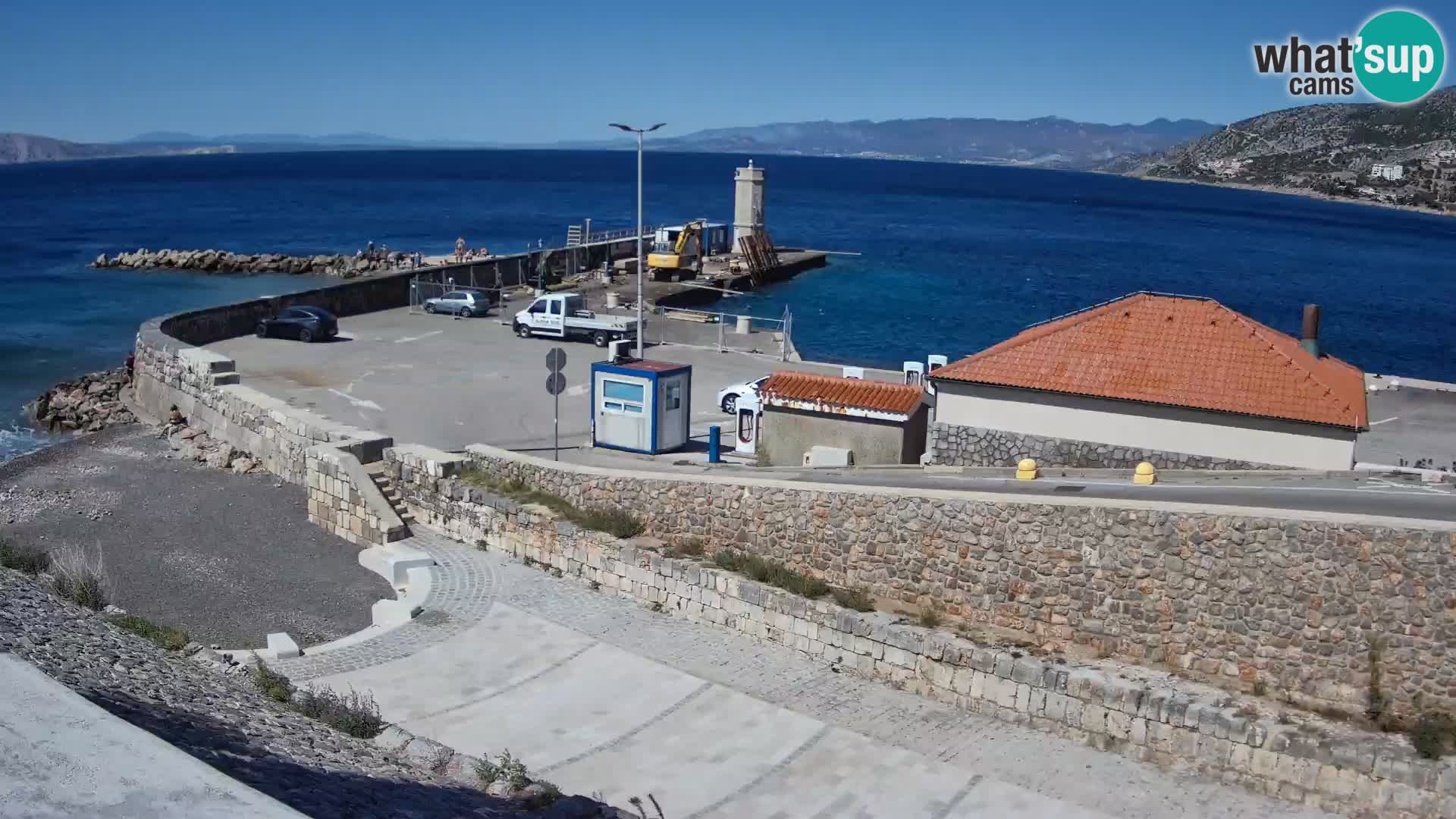 Senj Harbour Webcam – Breakwater & Lighthouse Live View