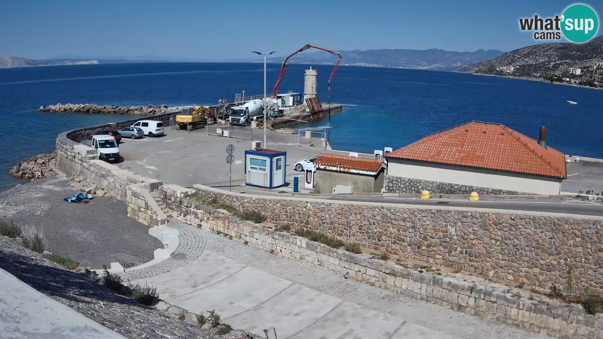 Senj Harbour Webcam – Breakwater & Lighthouse Live View