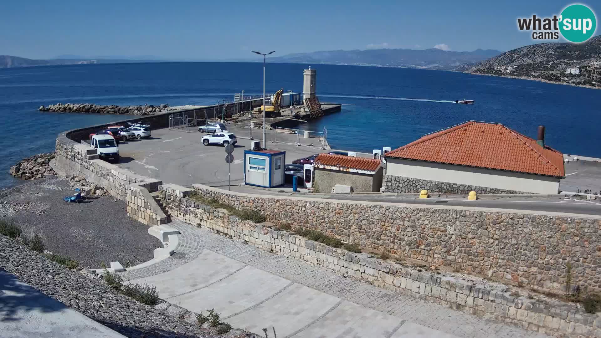 Senj Harbour Webcam – Breakwater & Lighthouse Live View