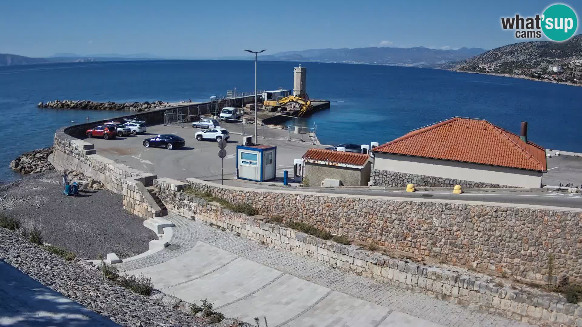 Webcam Porto di Segna – Frangiflutti e Faro in diretta