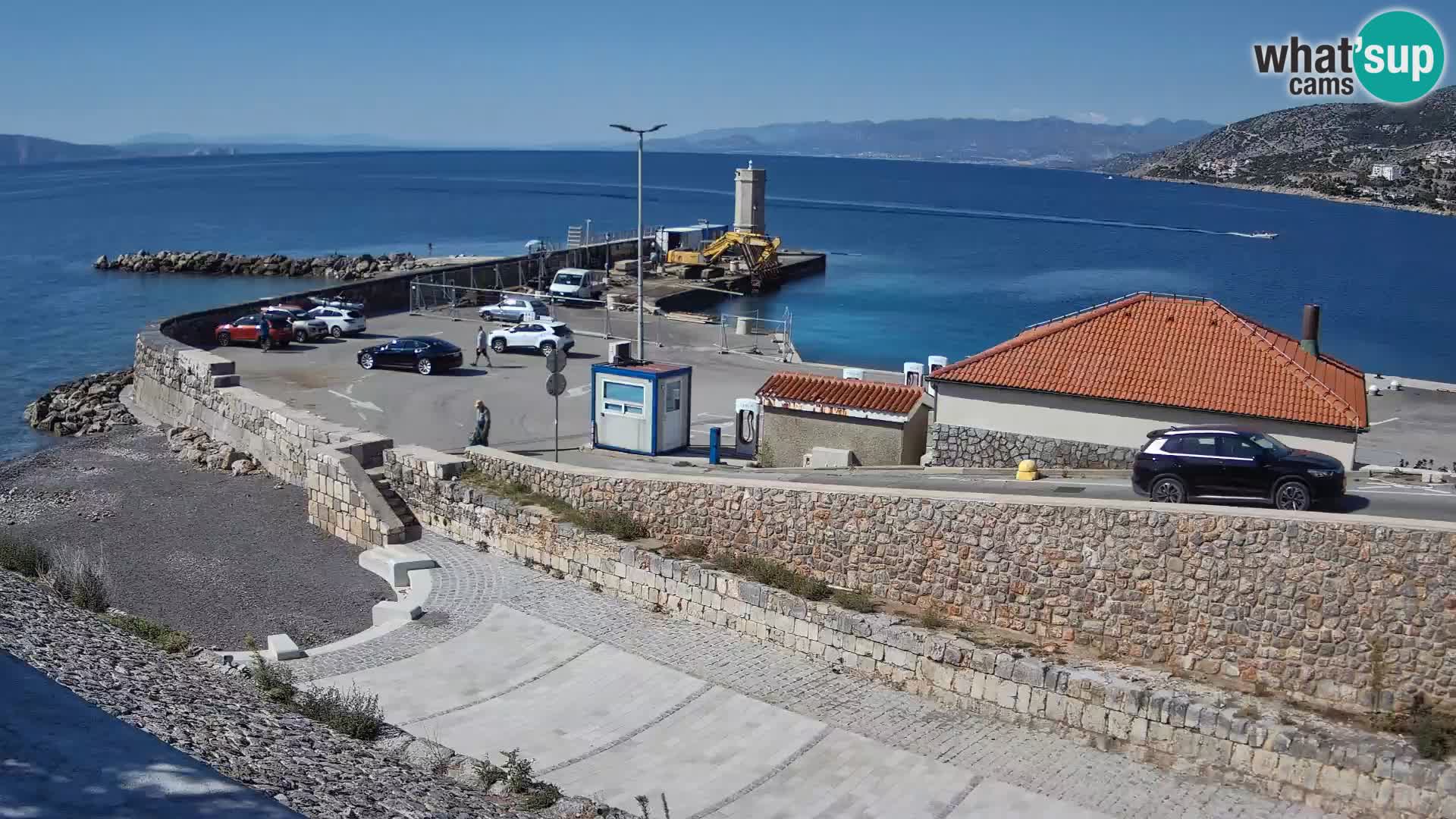 Webcam Porto di Segna – Frangiflutti e Faro in diretta