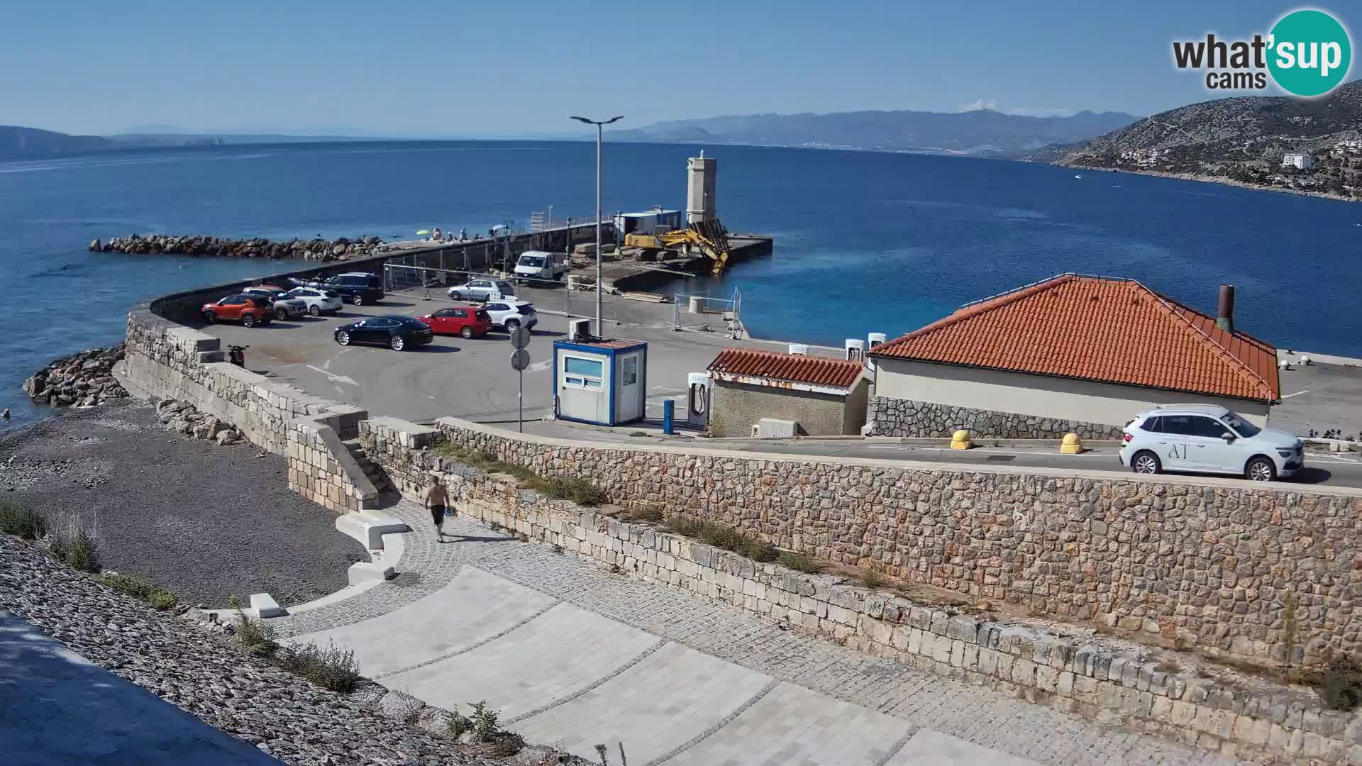 Senj Harbour Webcam – Breakwater & Lighthouse Live View