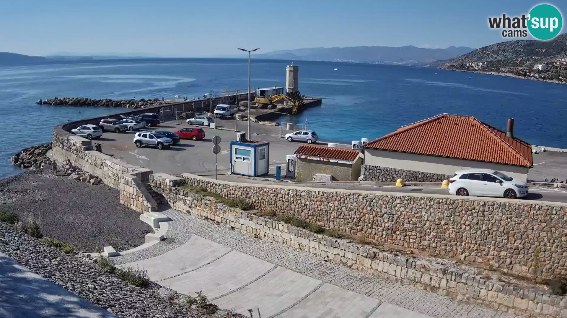 Senj Harbour Webcam – Breakwater & Lighthouse Live View