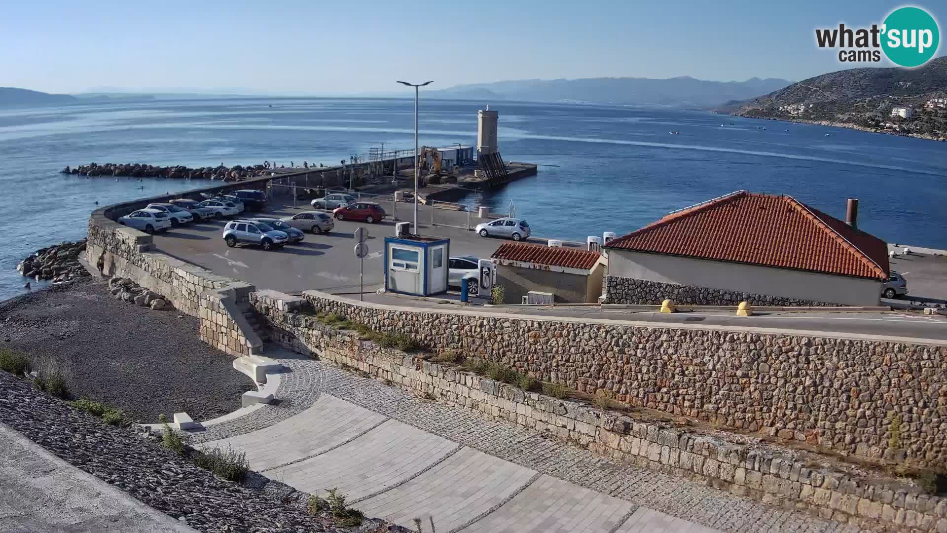 Senj Harbour Webcam – Breakwater & Lighthouse Live View