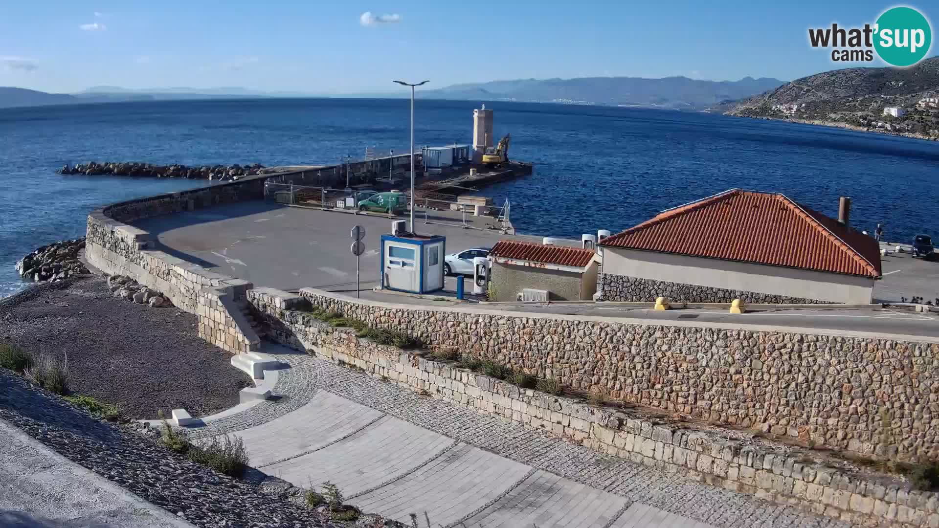 Senj Harbour Webcam – Breakwater & Lighthouse Live View