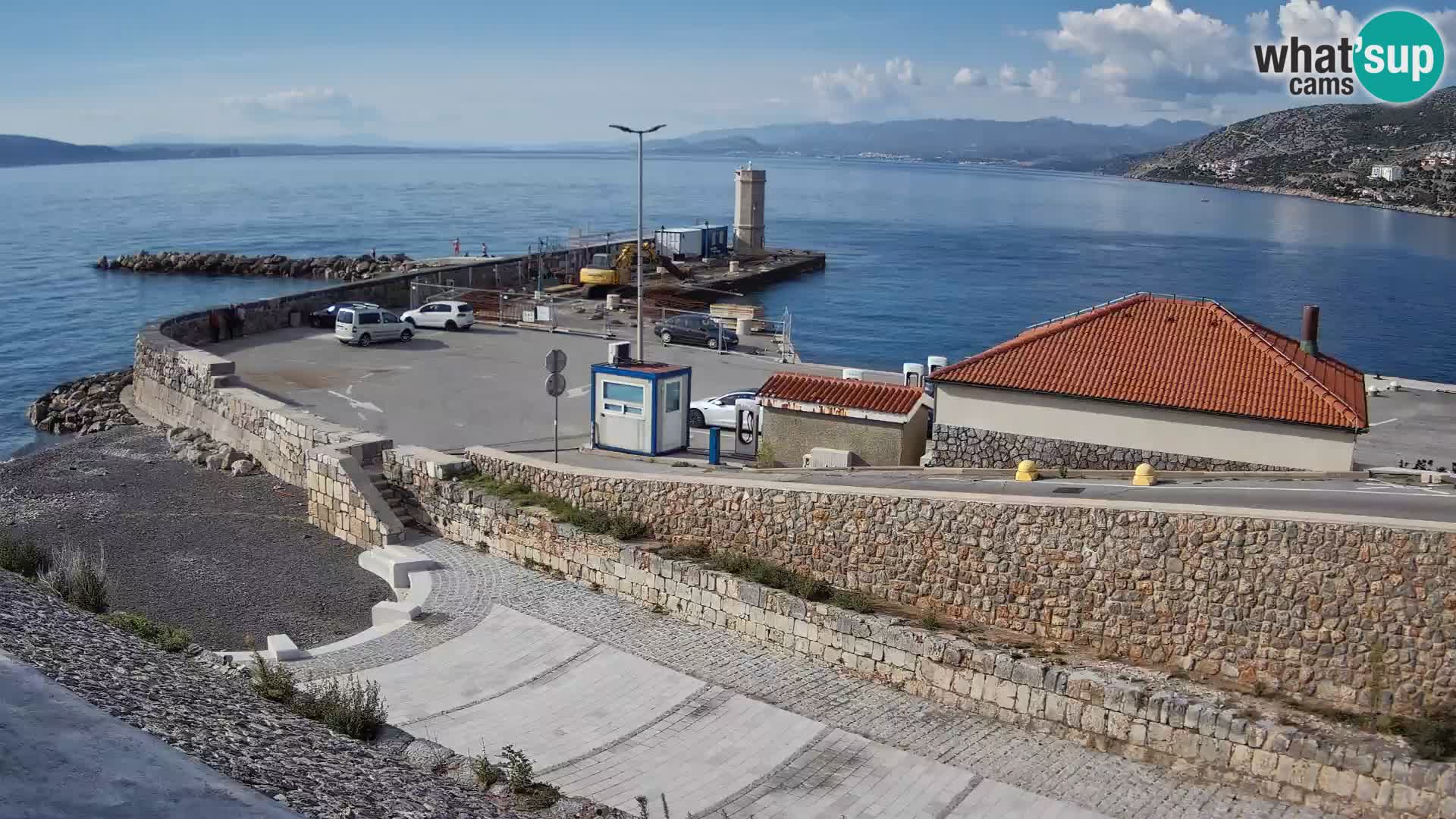 Webcam Porto di Segna – Frangiflutti e Faro in diretta