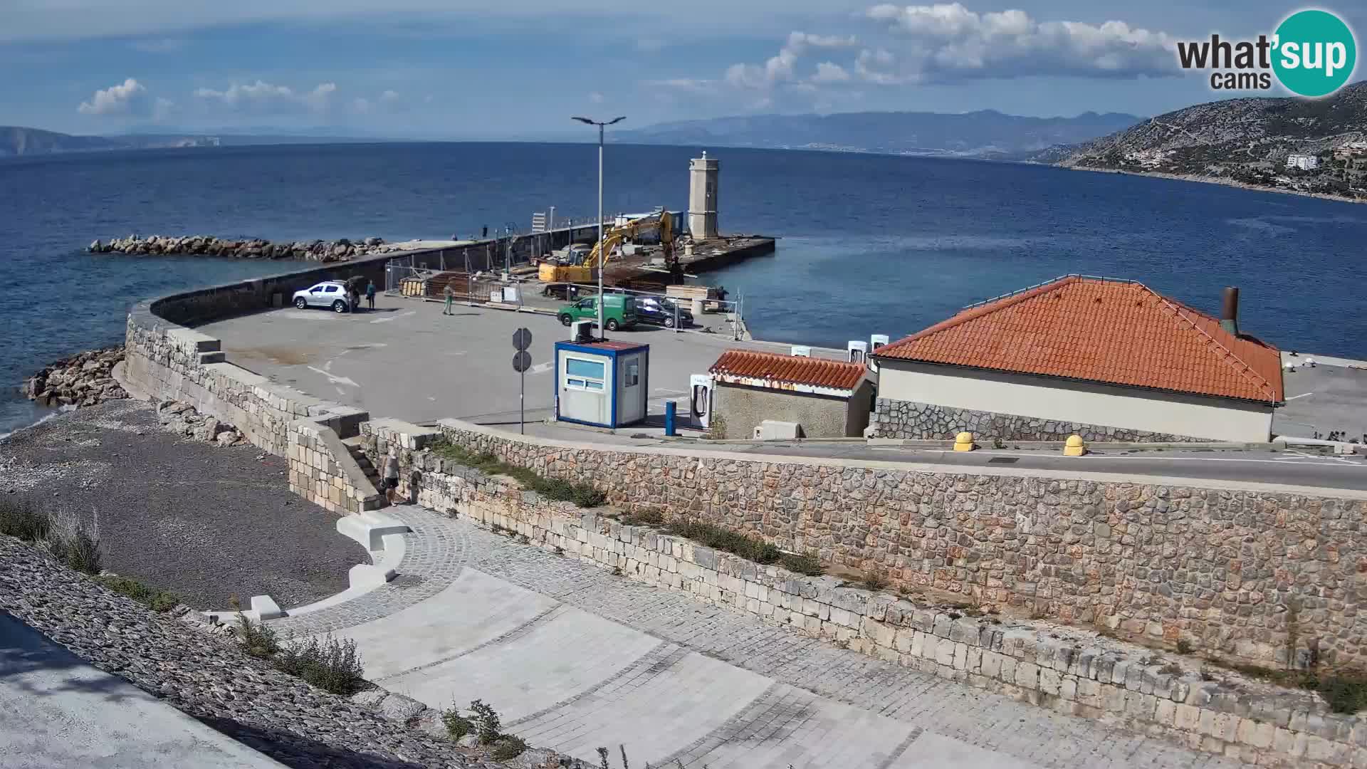Senj Harbour Webcam – Breakwater & Lighthouse Live View