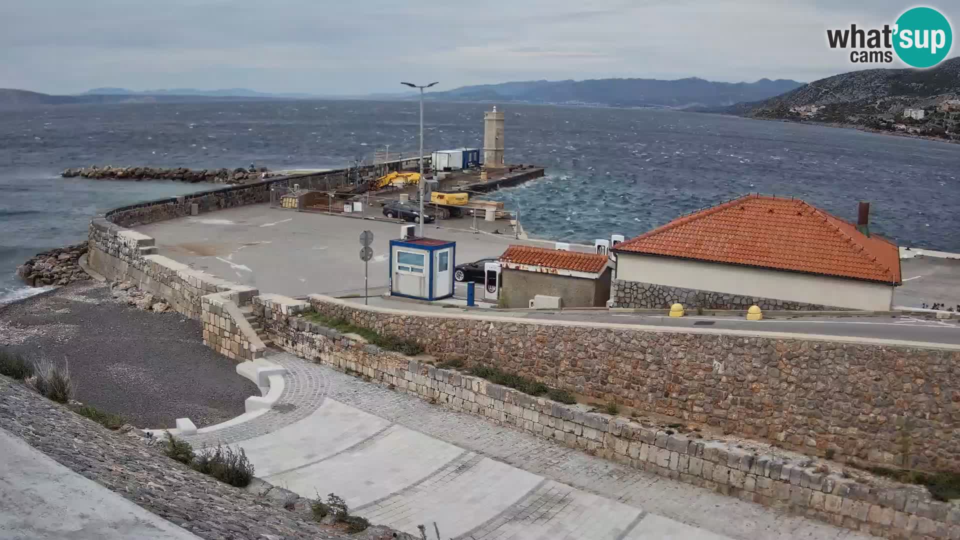 Webcam Porto di Segna – Frangiflutti e Faro in diretta