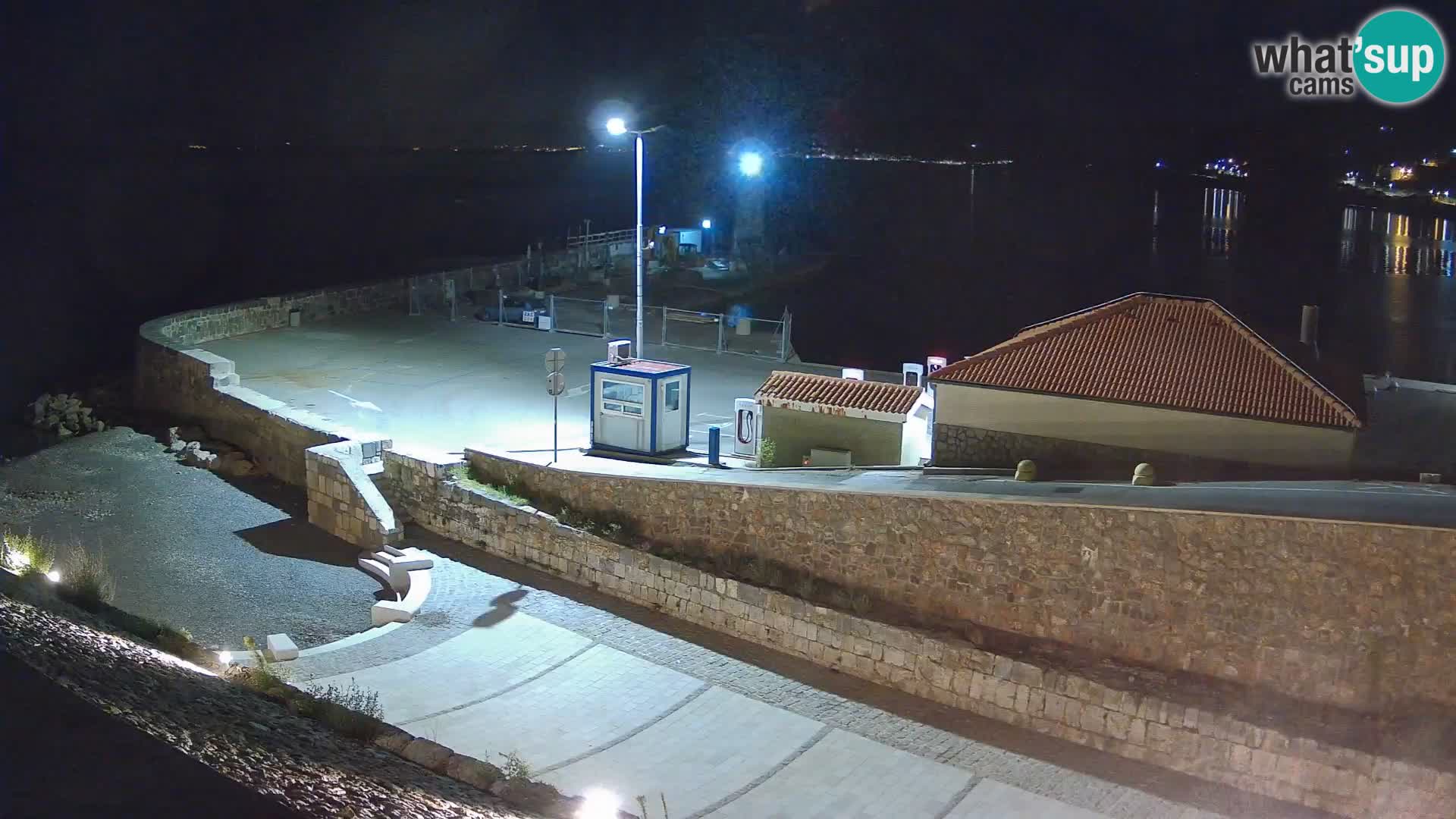 Senj Harbour Webcam – Breakwater & Lighthouse Live View