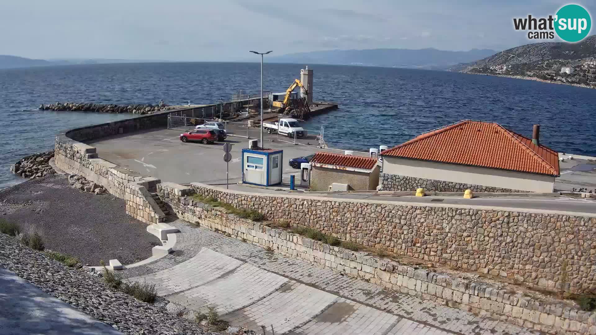Webcam puerto de Senj – Rompeolas y faro en directo
