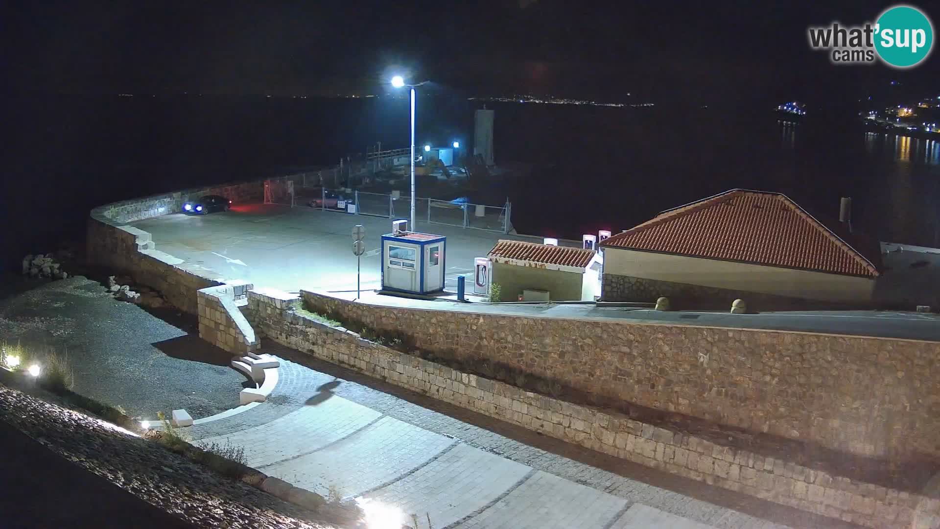 Senj Hafen Webcam – Wellenbrecher & Leuchtturm Liveblick
