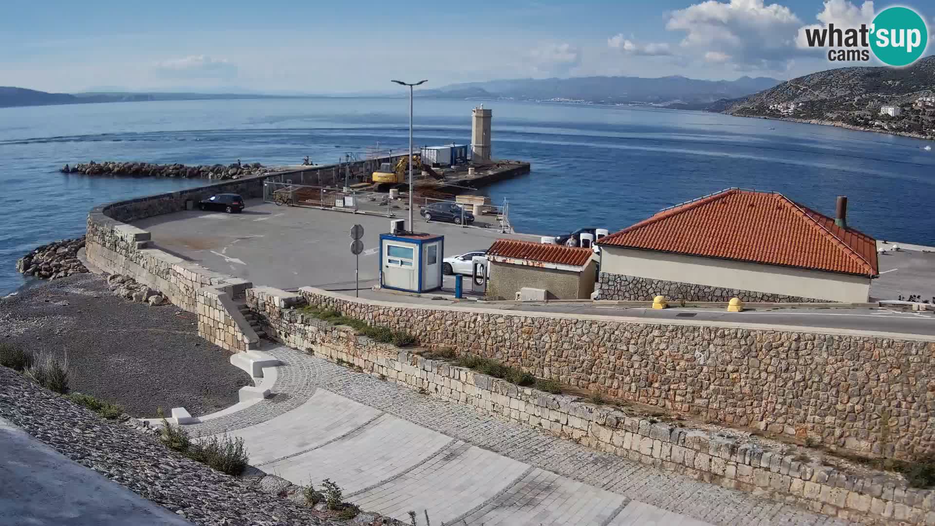 Senj Harbour Webcam – Breakwater & Lighthouse Live View