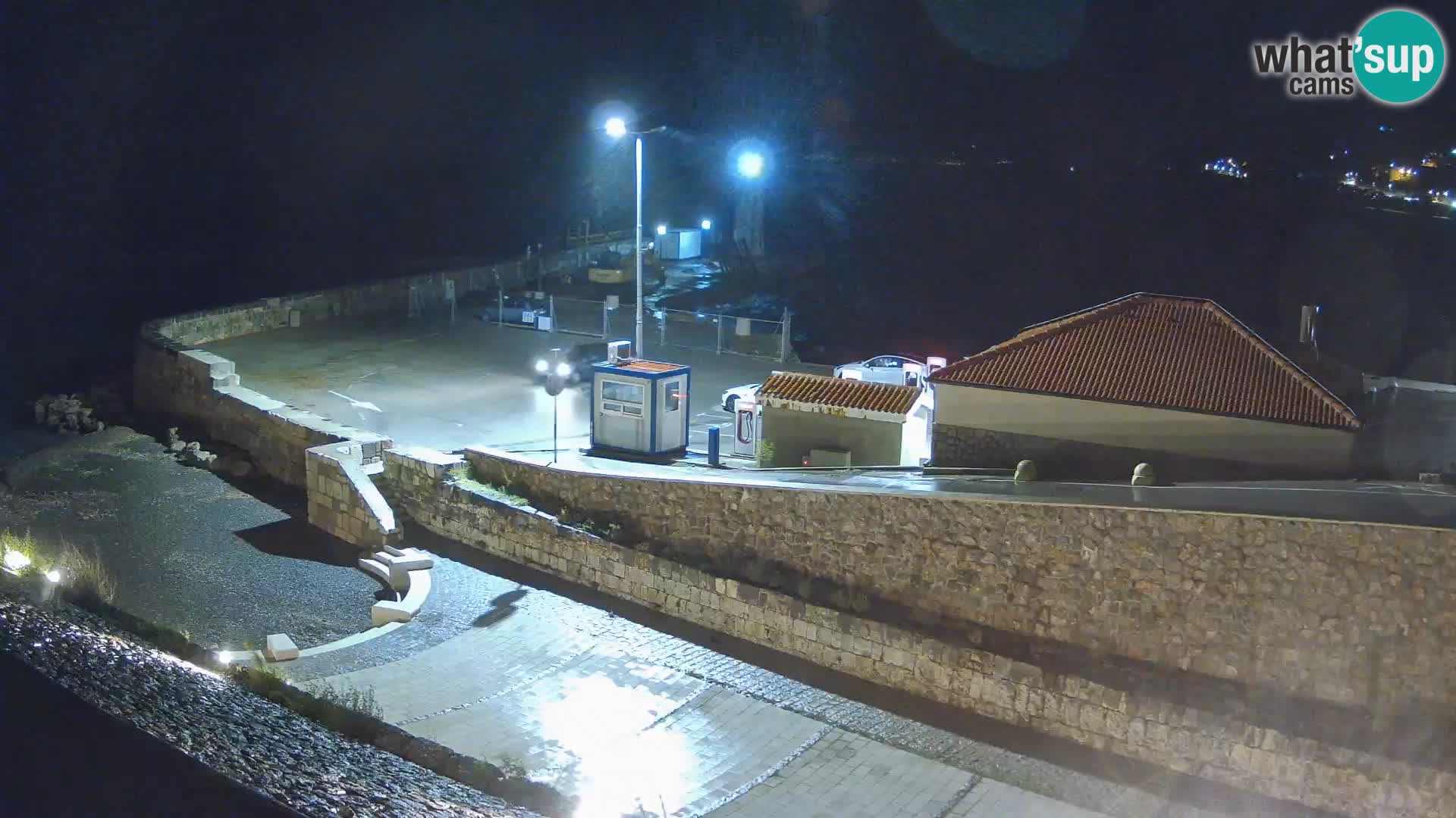 Senj Harbour Webcam – Breakwater & Lighthouse Live View