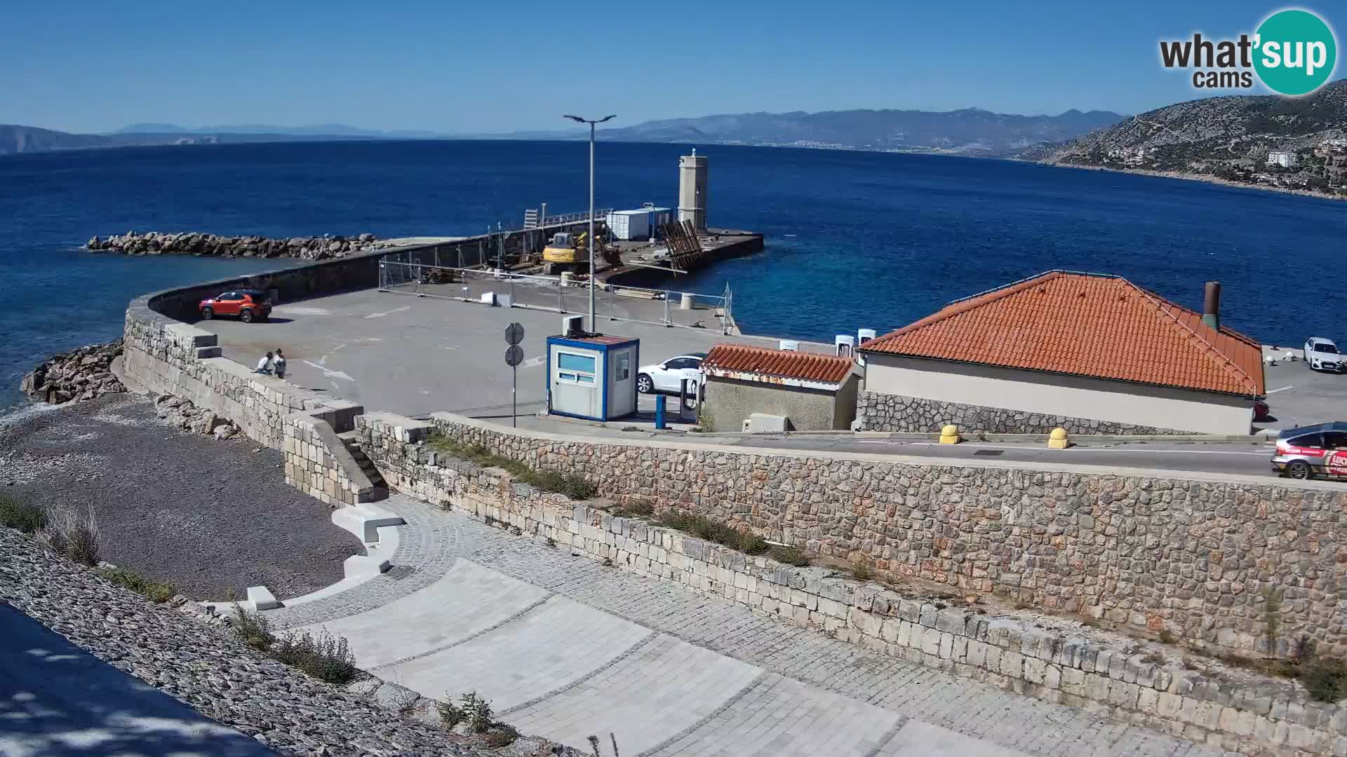 Senj Harbour Webcam – Breakwater & Lighthouse Live View
