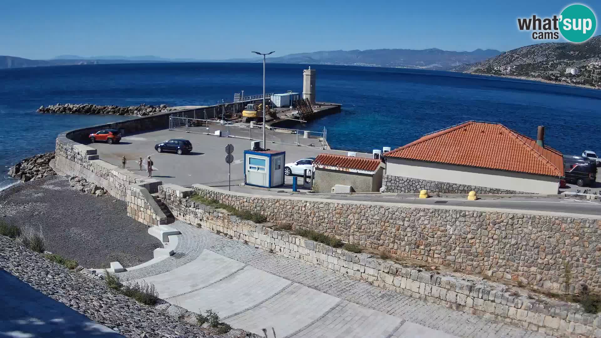 Senj Harbour Webcam – Breakwater & Lighthouse Live View