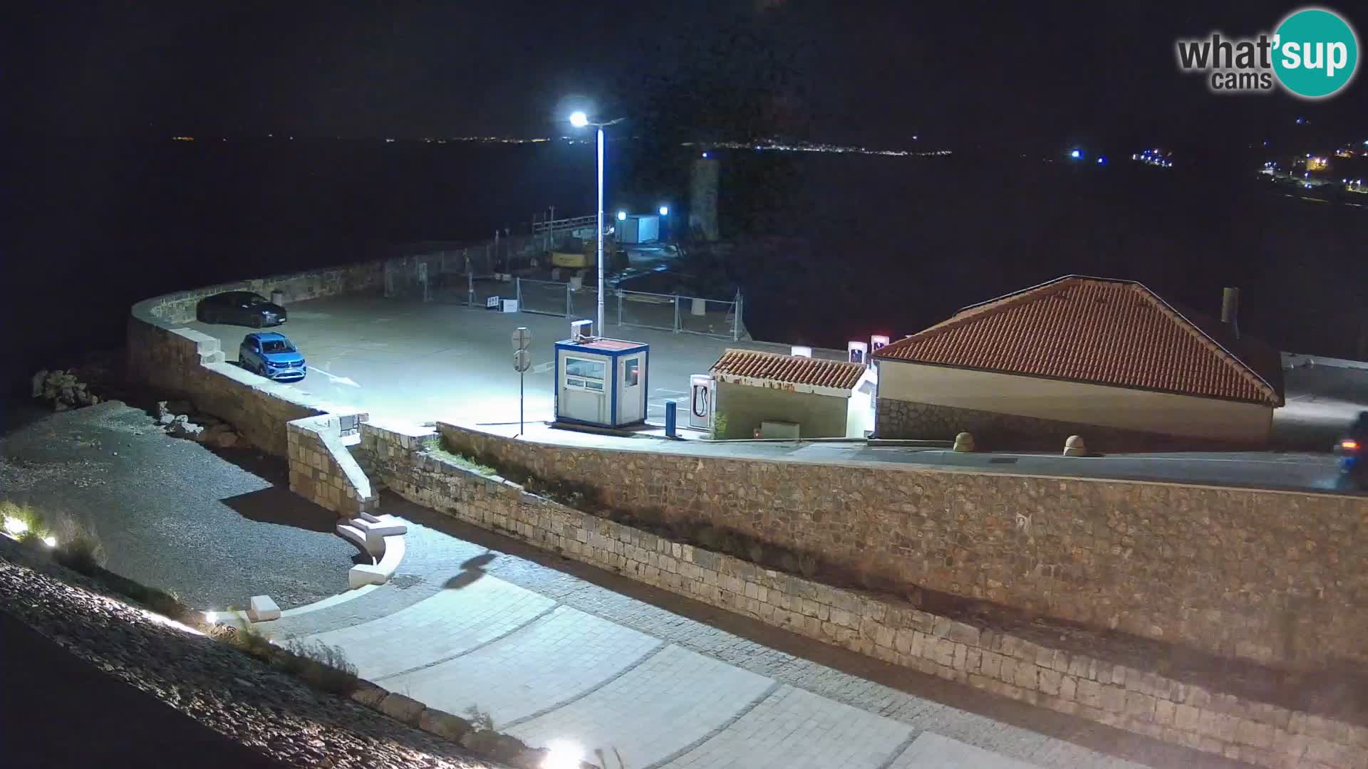 Senj Hafen Webcam – Wellenbrecher & Leuchtturm Liveblick