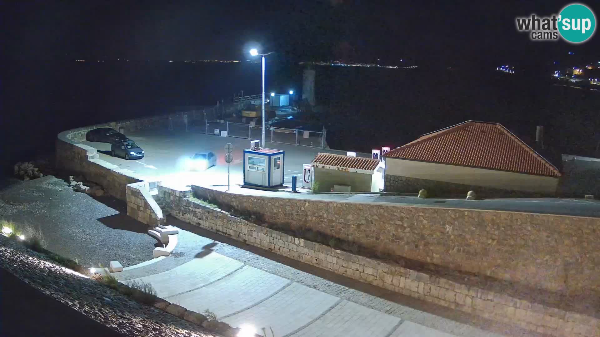 Webcam puerto de Senj – Rompeolas y faro en directo