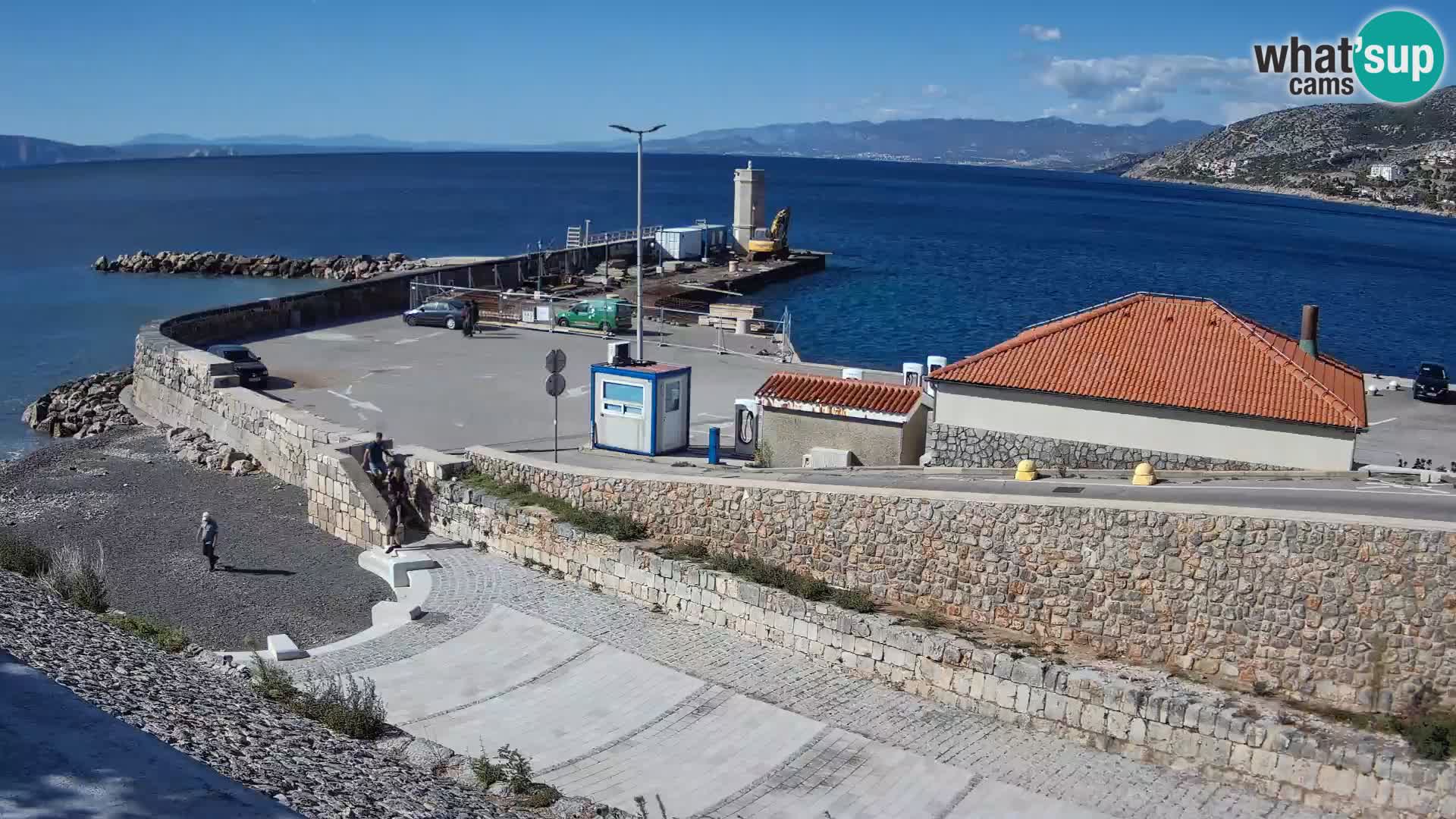 Senj Harbour Webcam – Breakwater & Lighthouse Live View