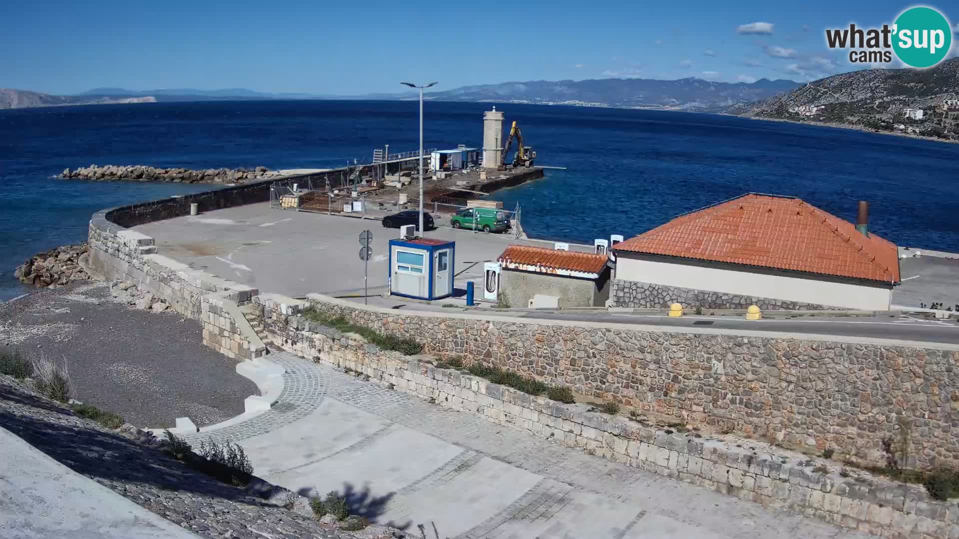 Webcam Porto di Segna – Frangiflutti e Faro in diretta