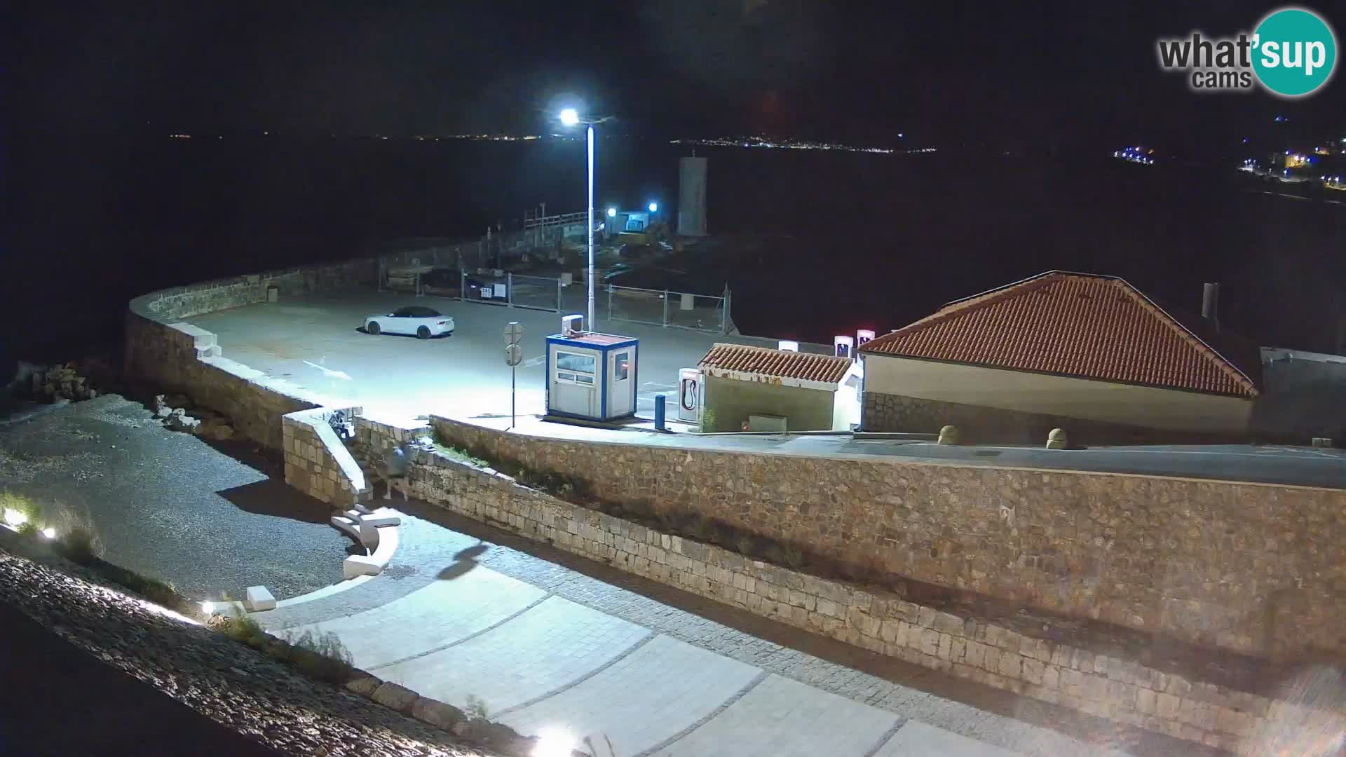 Senj Harbour Webcam – Breakwater & Lighthouse Live View