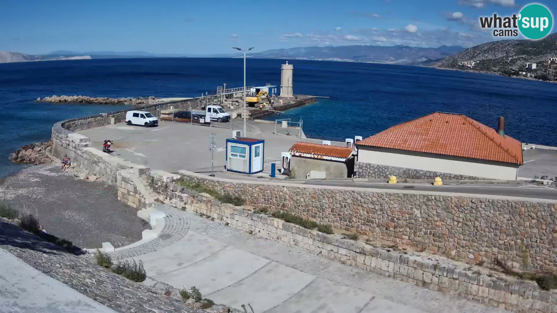 Senj Harbour Webcam – Breakwater & Lighthouse Live View
