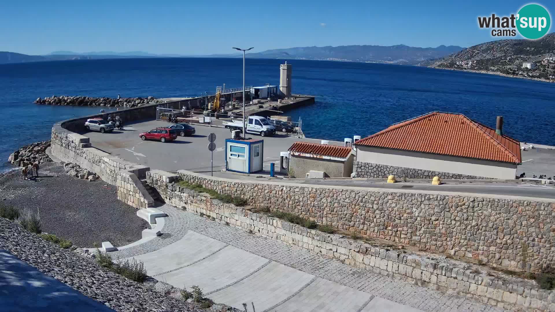Webcam Porto di Segna – Frangiflutti e Faro in diretta