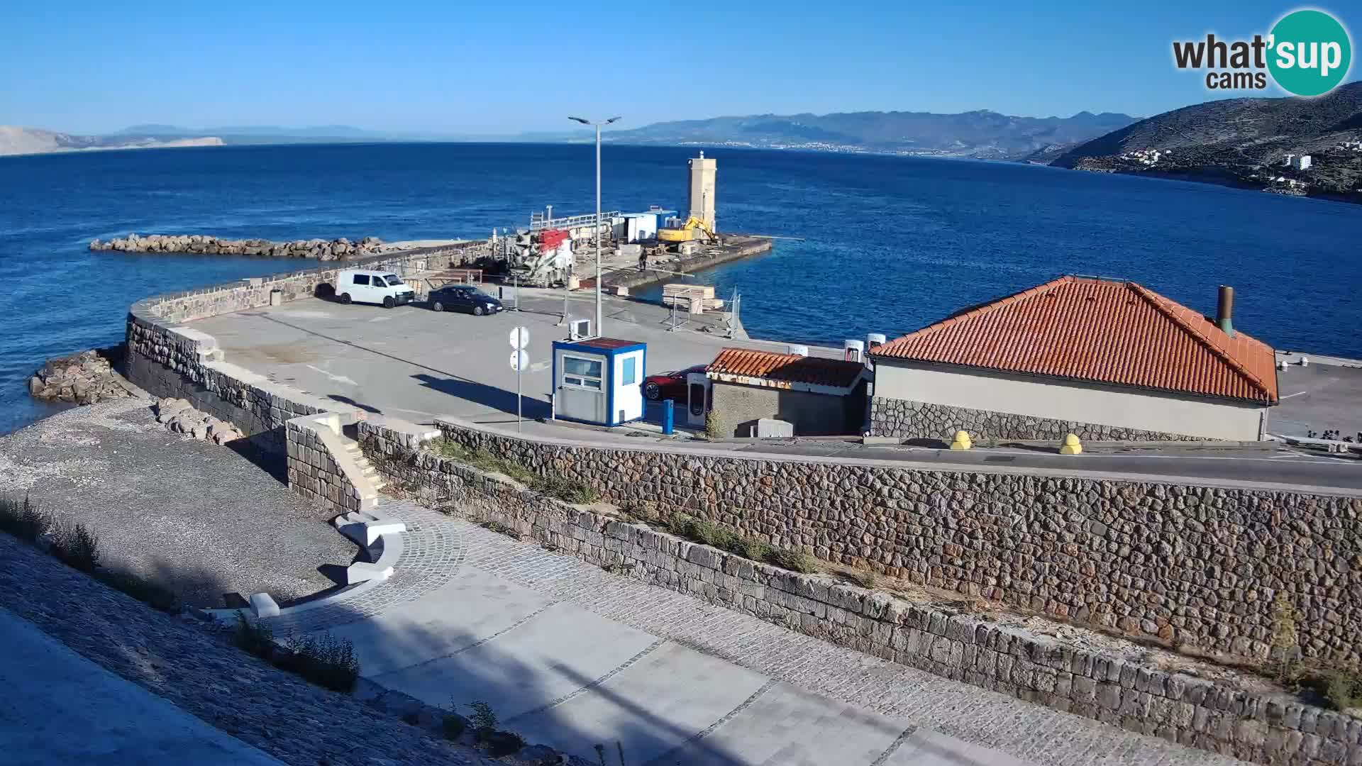 Senj Harbour Webcam – Breakwater & Lighthouse Live View