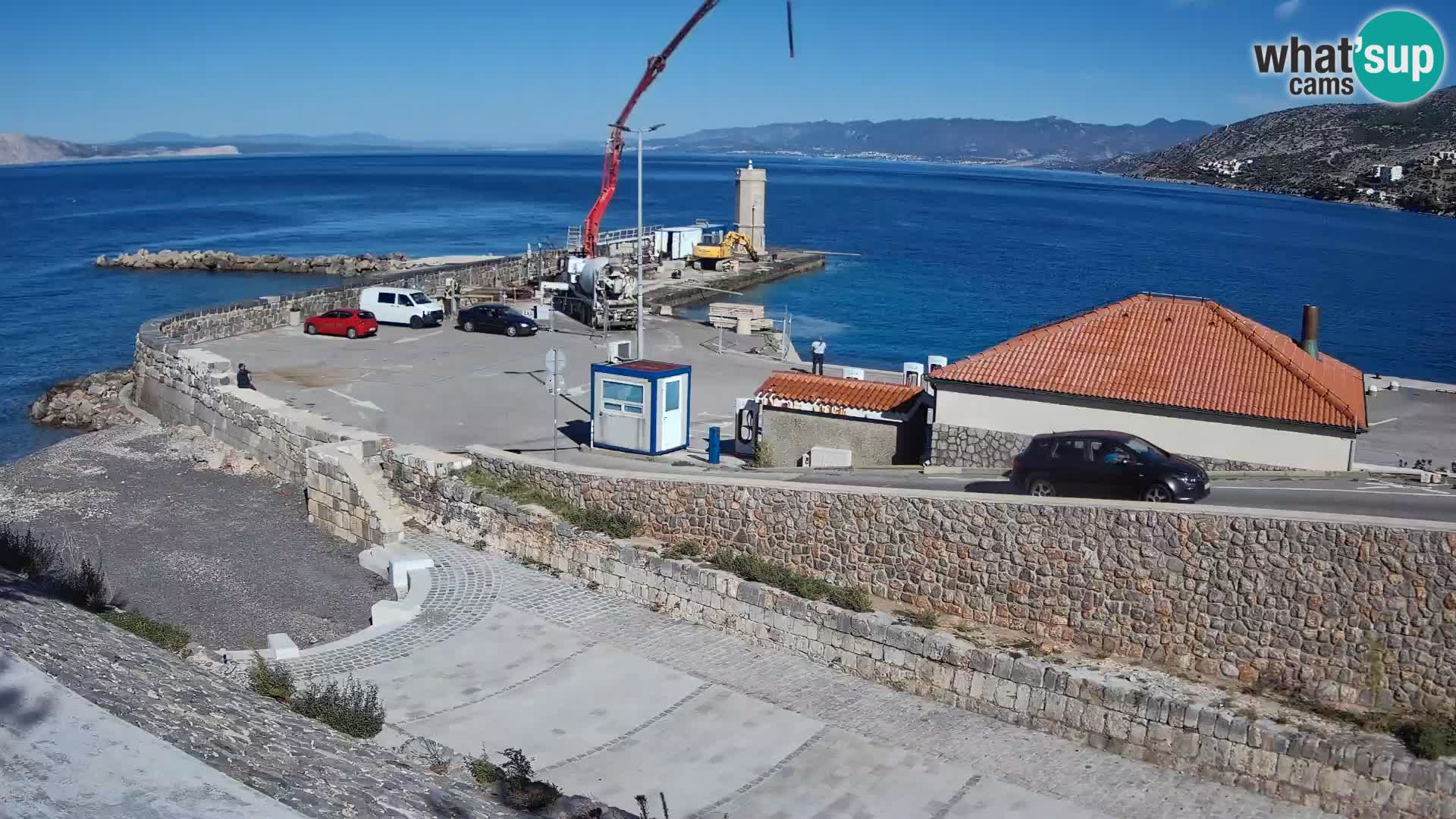 Senj Harbour Webcam – Breakwater & Lighthouse Live View