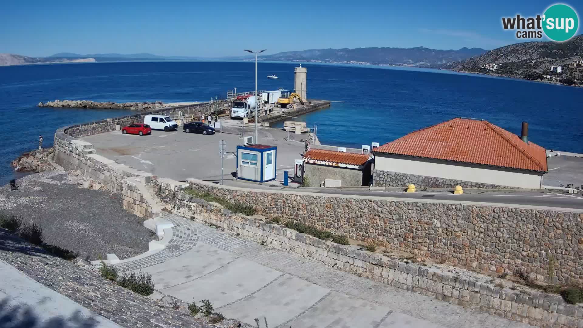 Senj Harbour Webcam – Breakwater & Lighthouse Live View