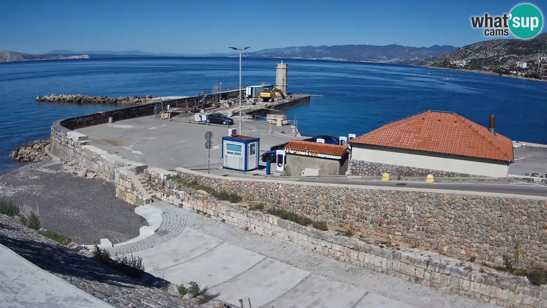 Senj Harbour Webcam – Breakwater & Lighthouse Live View